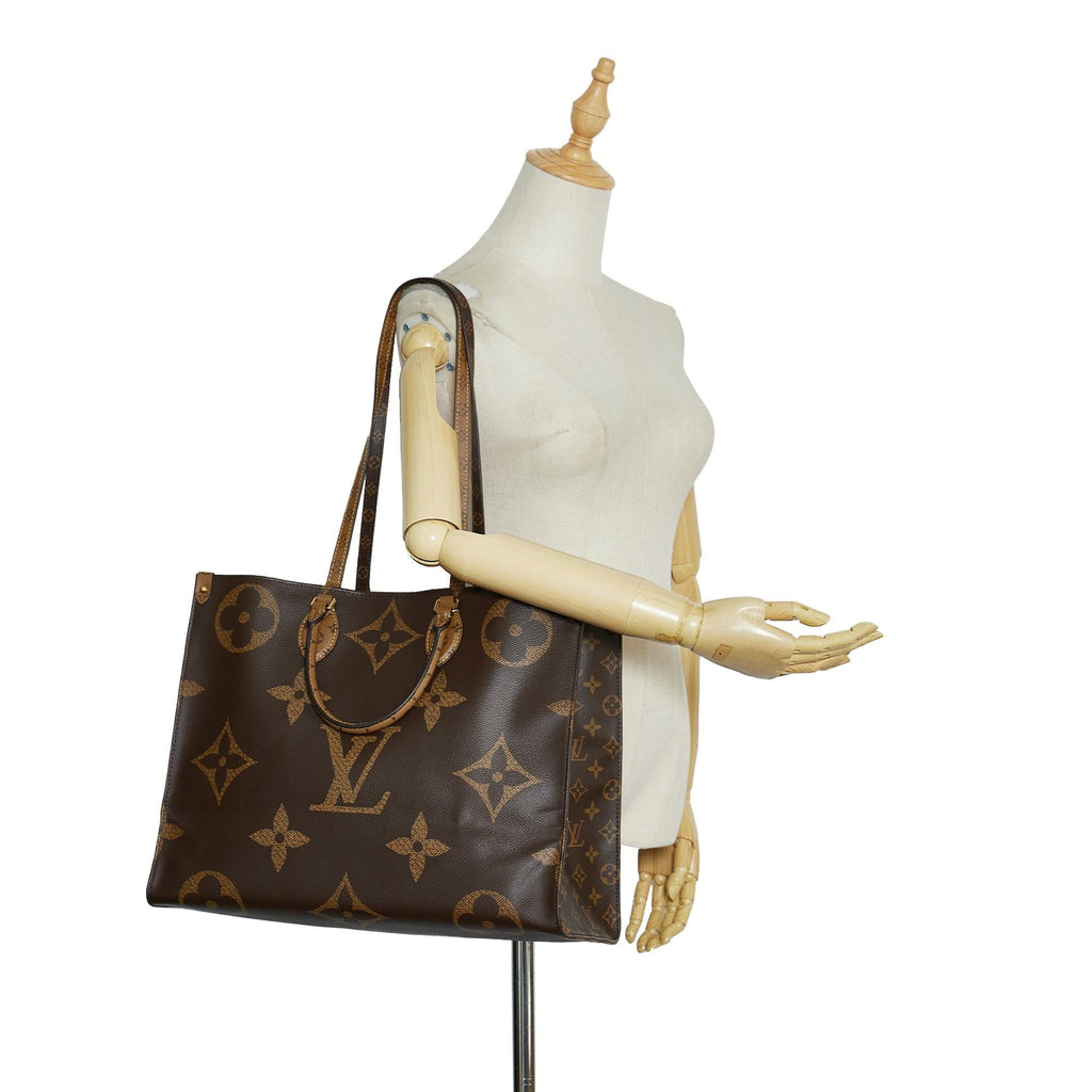 Louis Vuitton Monogram Giant Onthego  GM (SHG-dRTlGd)