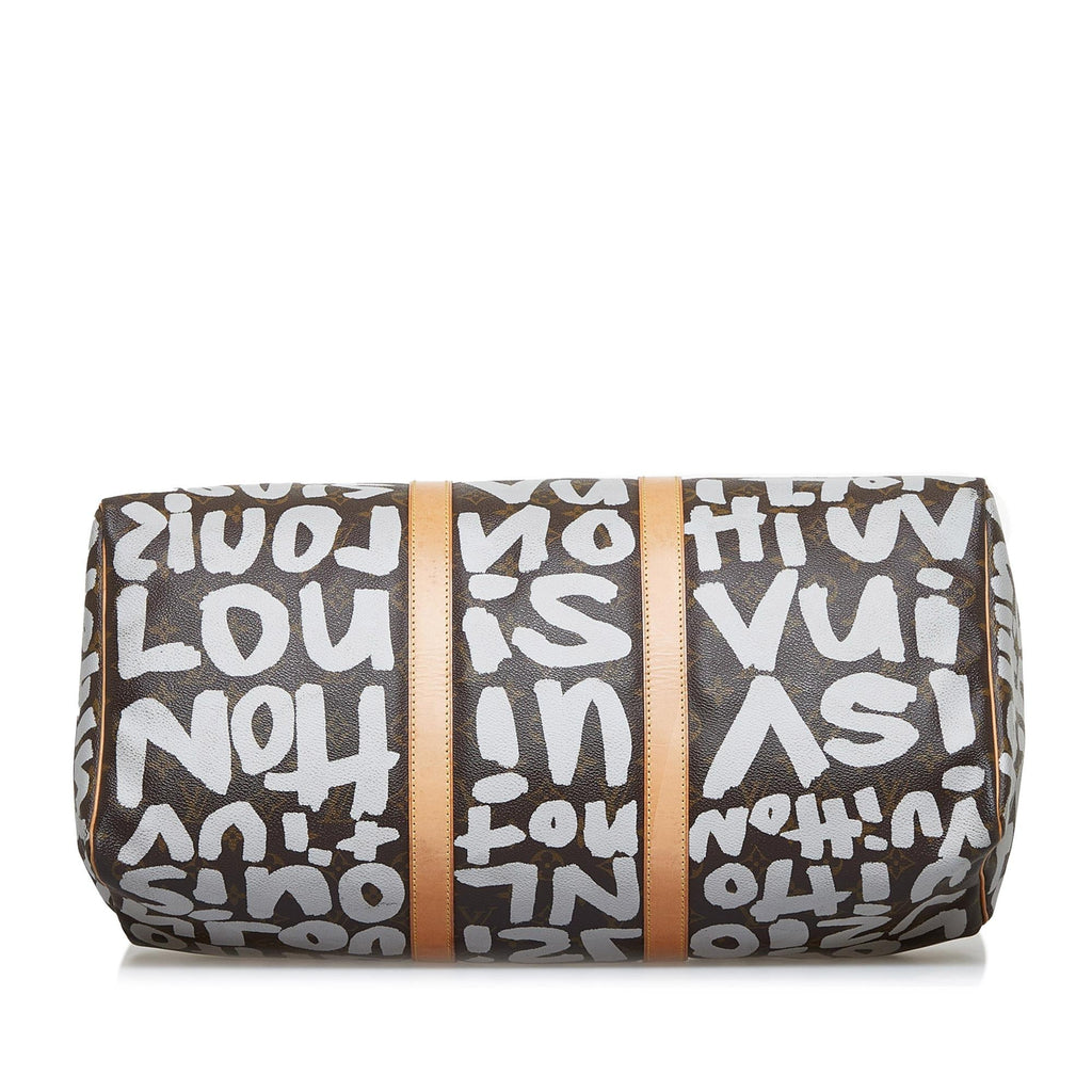 Louis Vuitton Monogram Graffiti Keepall 50