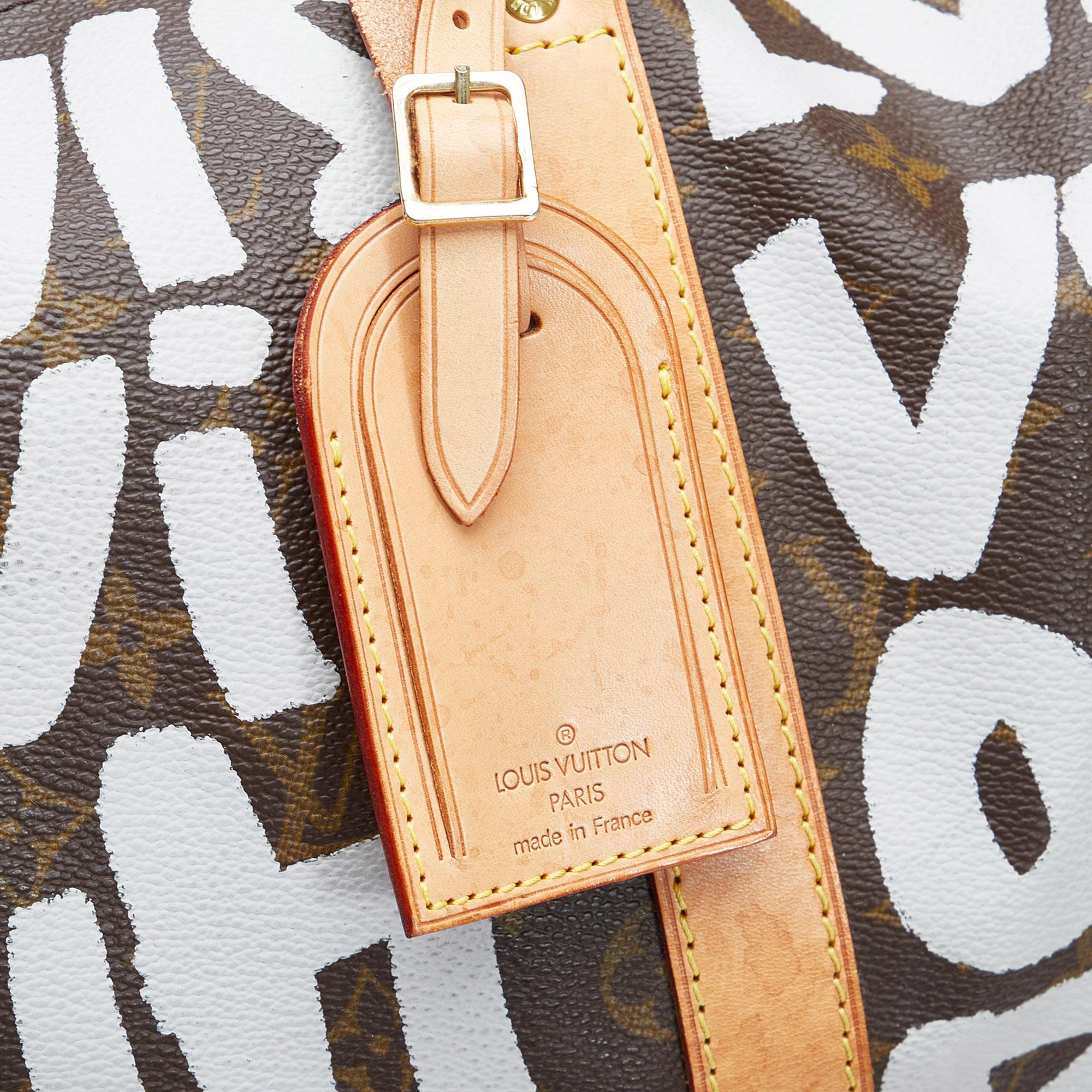 Louis Vuitton Monogram Graffiti Keepall 50
