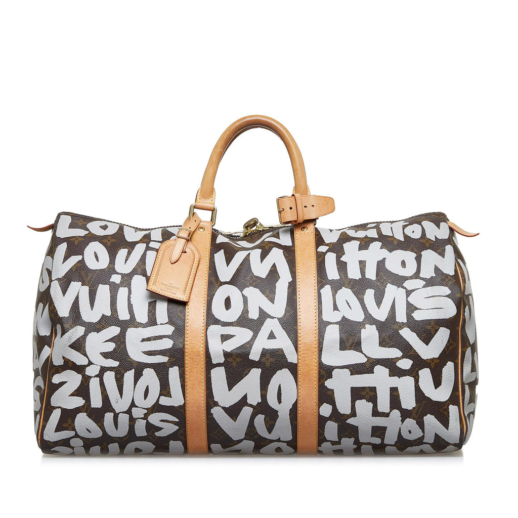 Louis Vuitton Monogram Graffiti Keepall 50