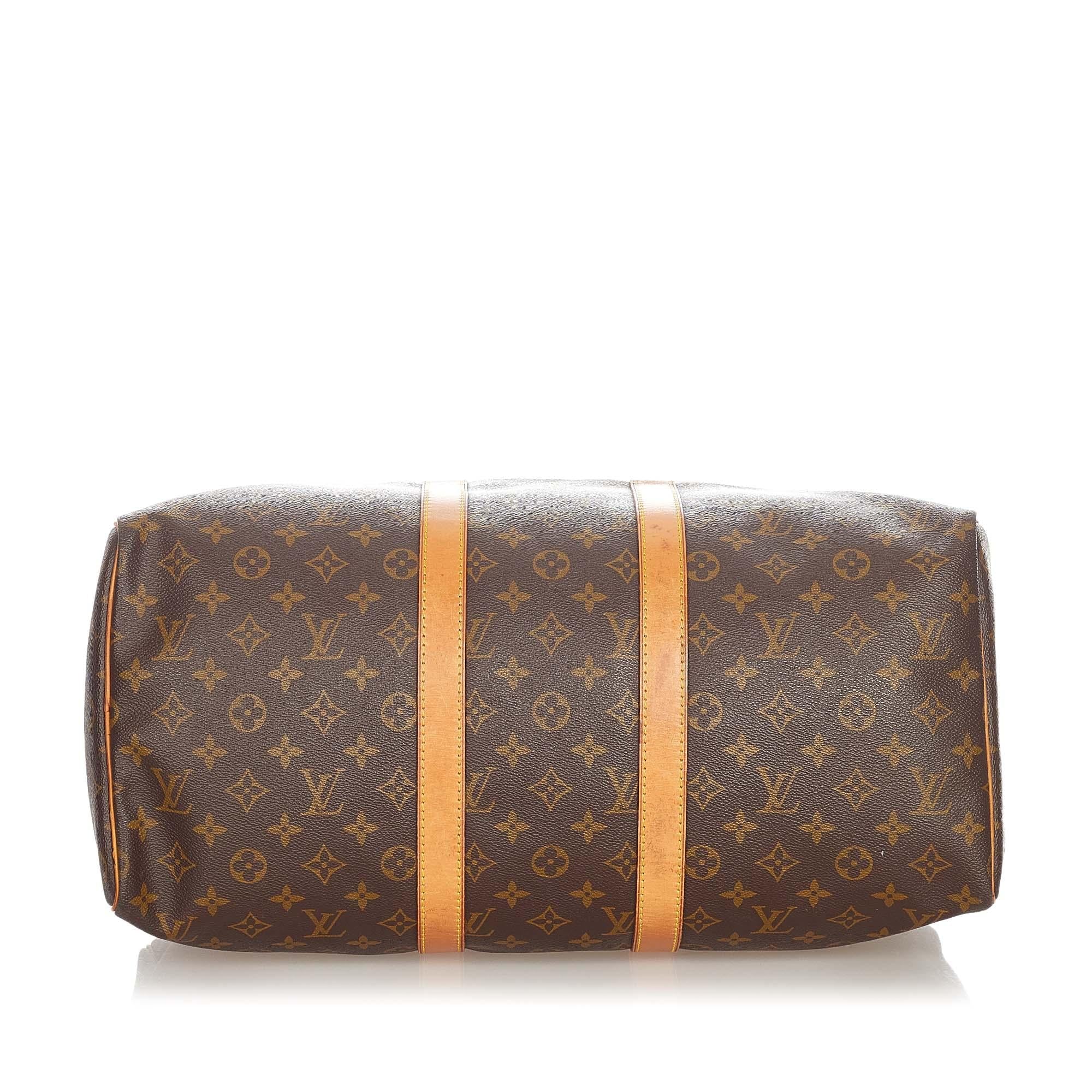 Louis Vuitton Monogram Keepall 45 (SHG-22116)