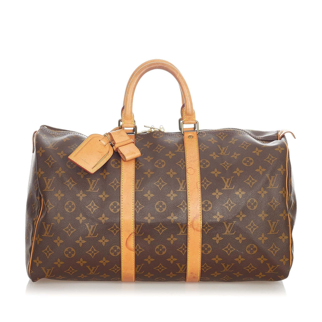 Louis Vuitton Monogram Keepall 45 (SHG-22116)