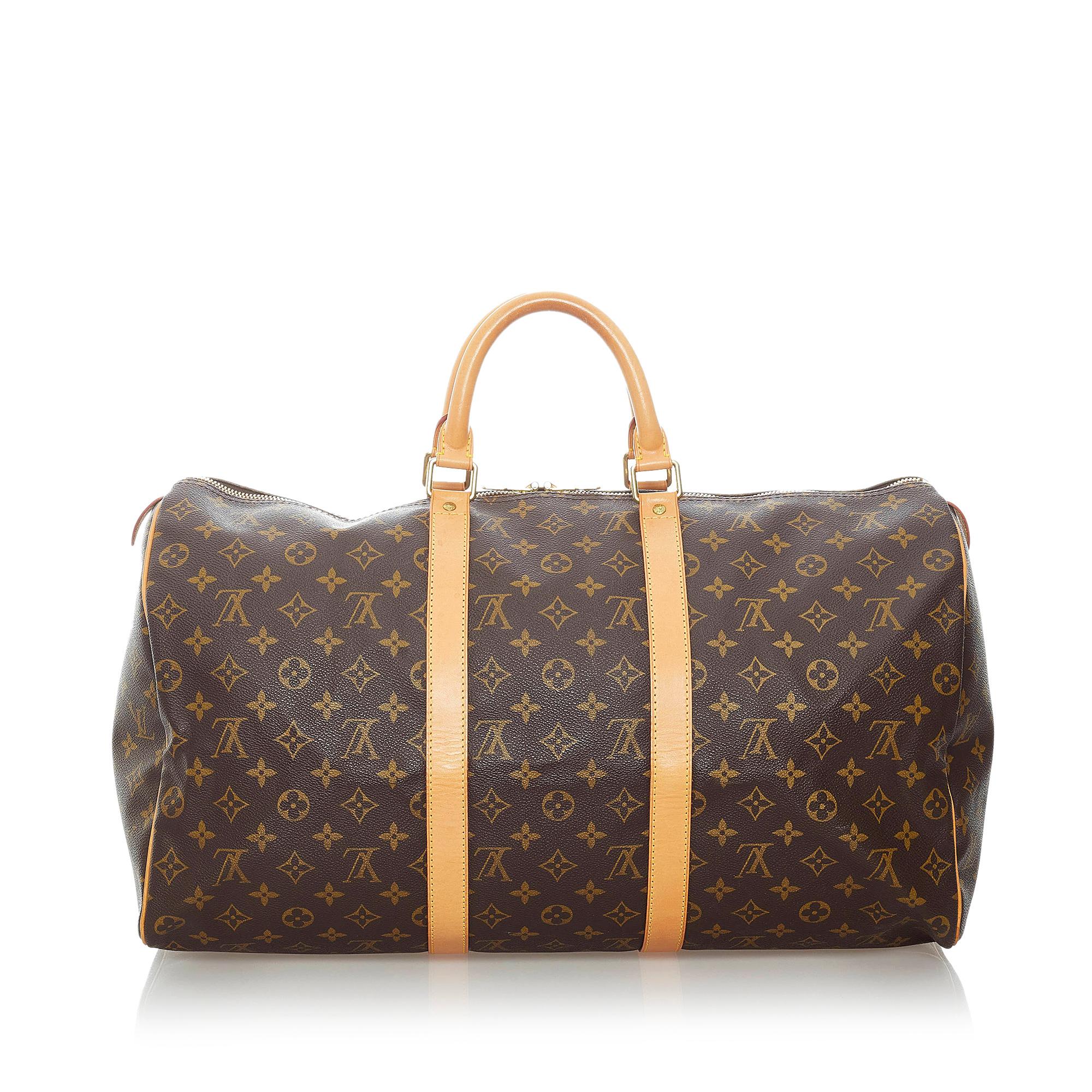 Louis Vuitton Monogram Keepall 50 (SHG-32018)