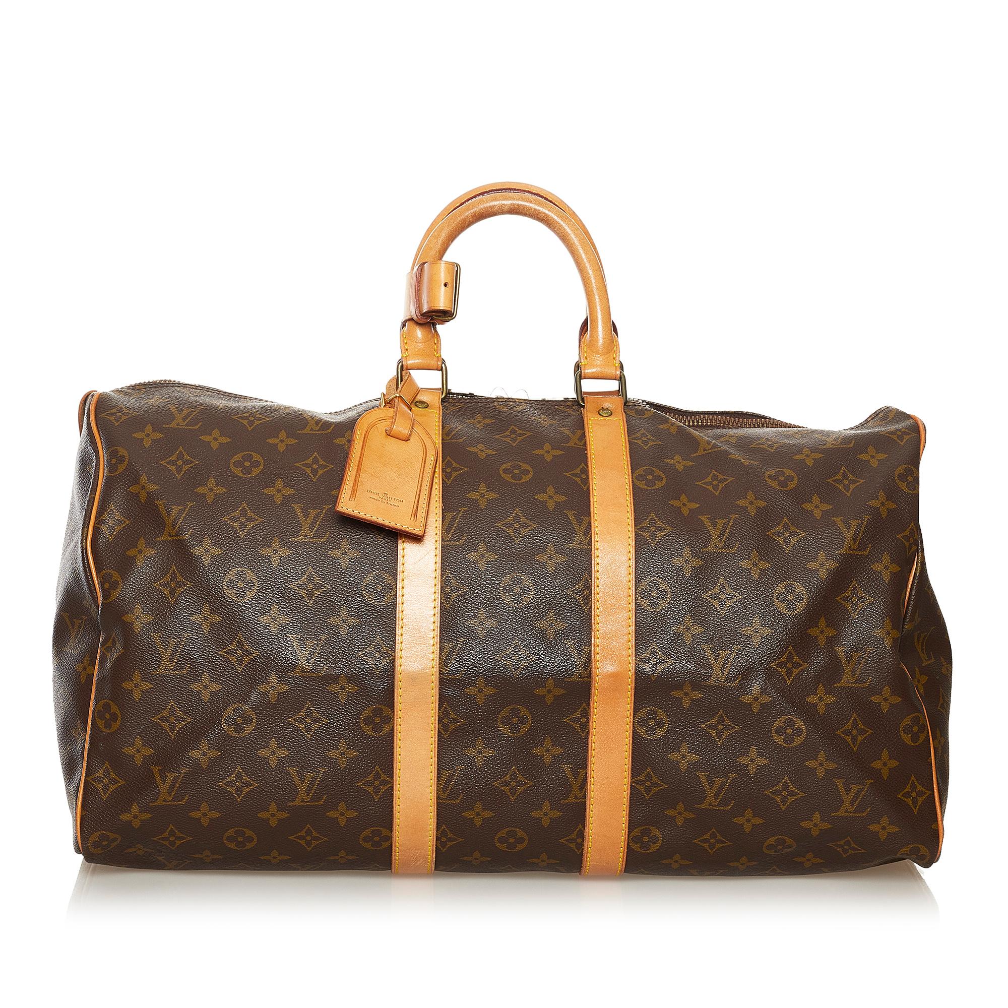 Louis Vuitton Monogram Keepall 50 (SHG-34561)