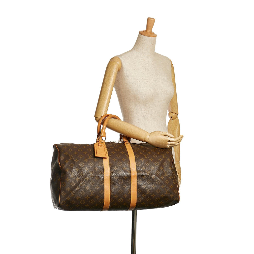 Louis Vuitton Monogram Keepall 50 (SHG-34561)