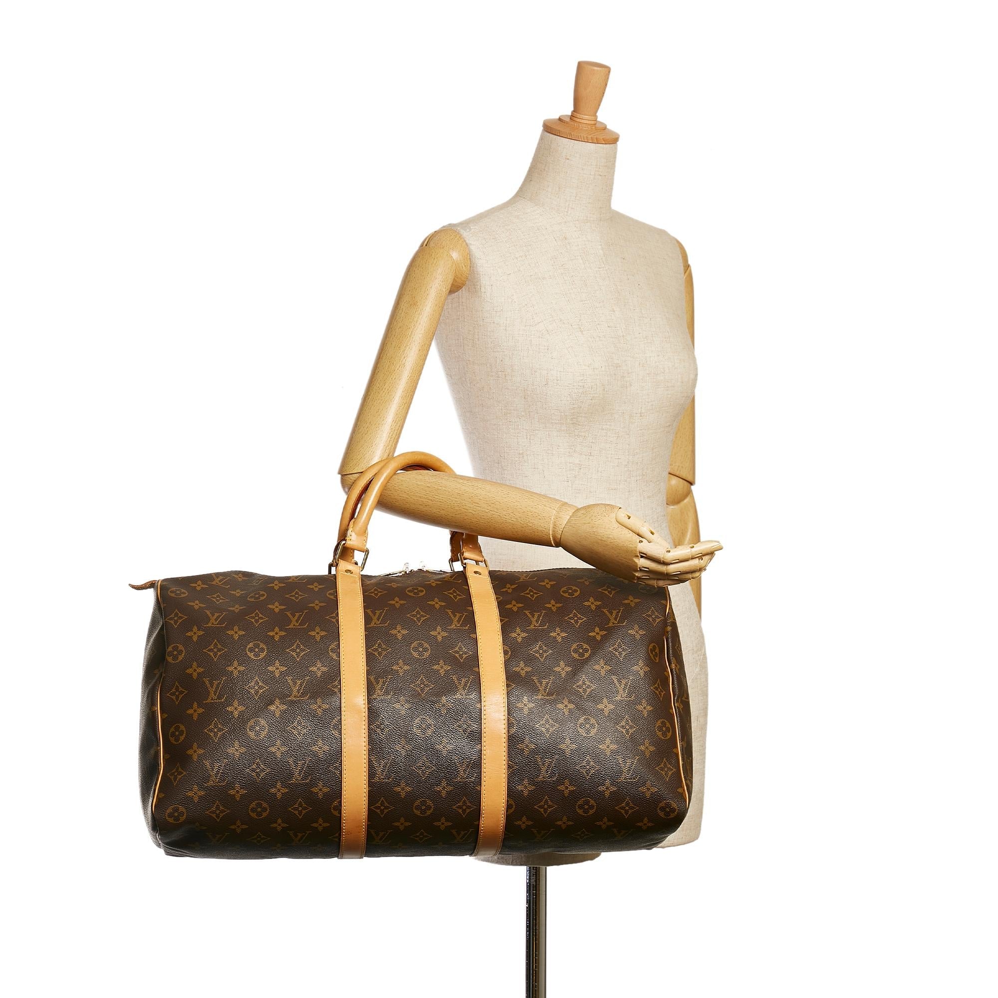 Louis Vuitton Monogram Keepall 50 (SHG-34921)