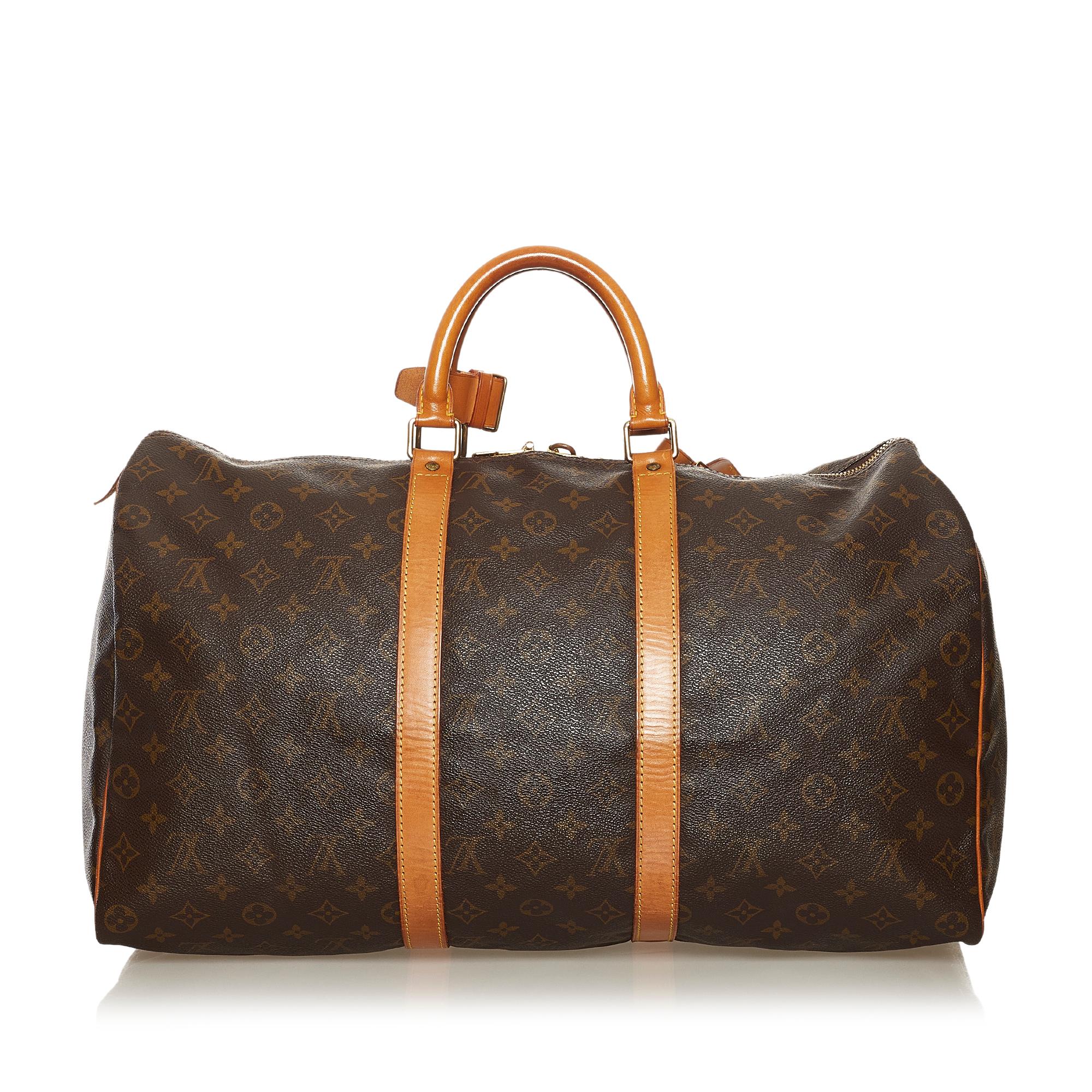 Louis Vuitton Monogram Keepall 50 (SHG-35806)