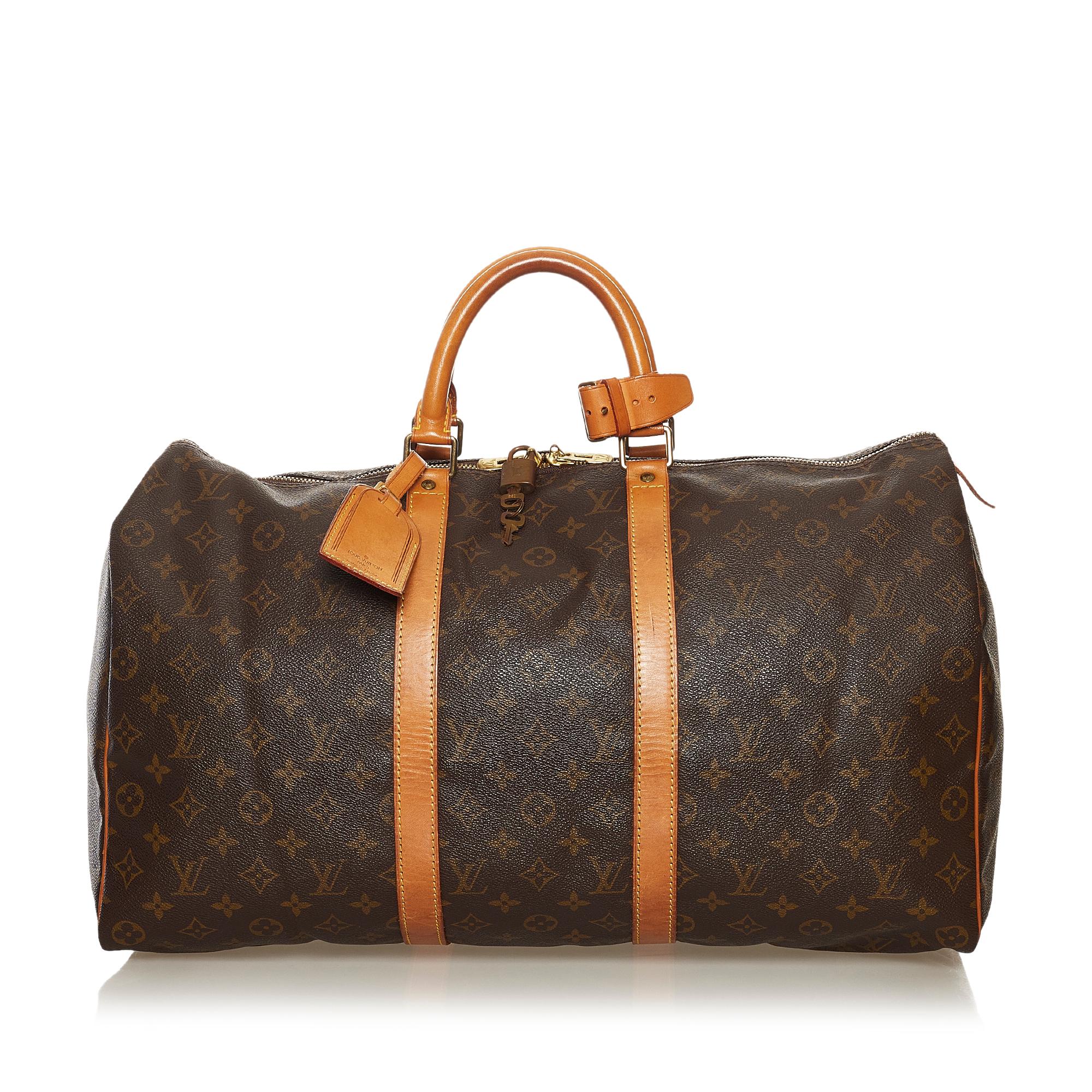 Louis Vuitton Monogram Keepall 50 (SHG-35806)