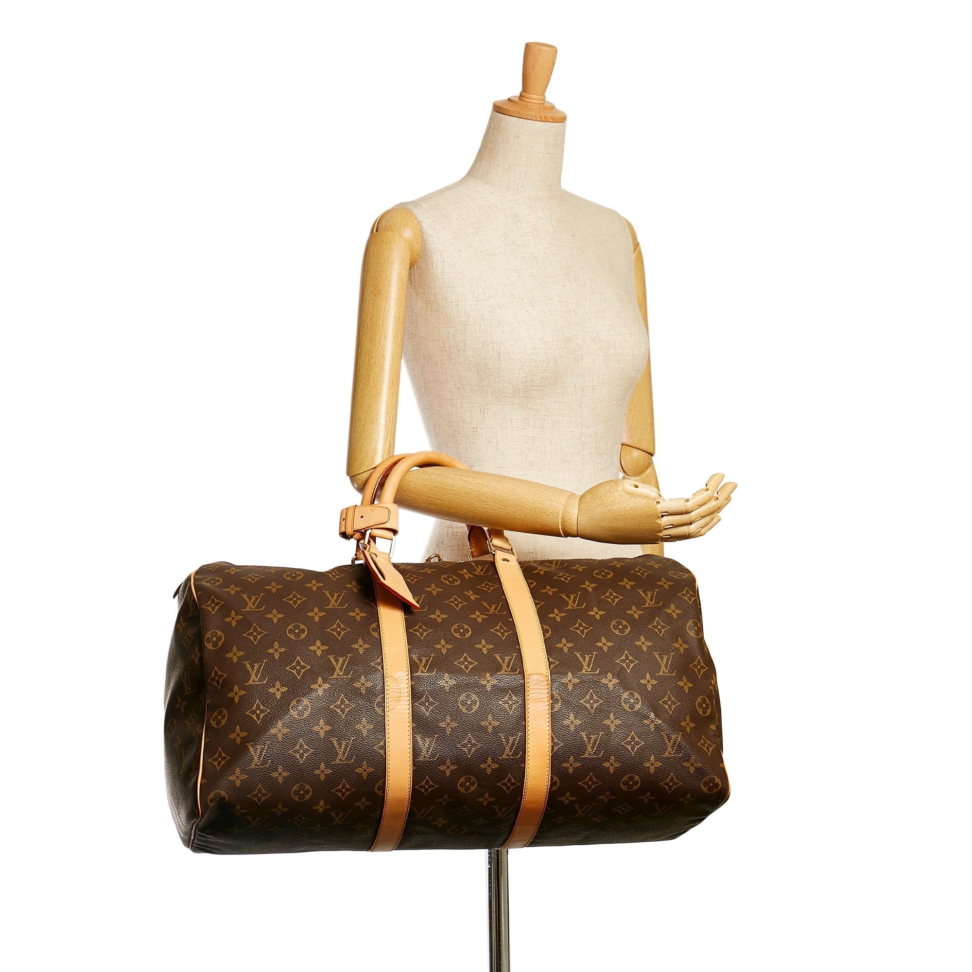 Louis Vuitton Monogram Keepall 50 (SHG-36723)