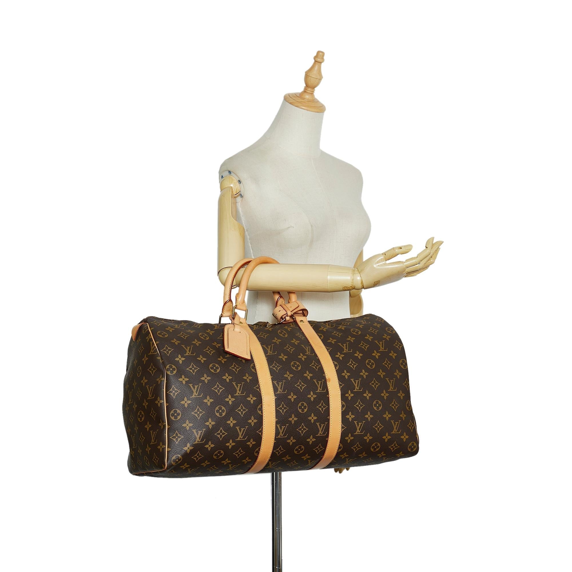 Louis Vuitton Monogram Keepall 50 (SHG-kDPkQu)