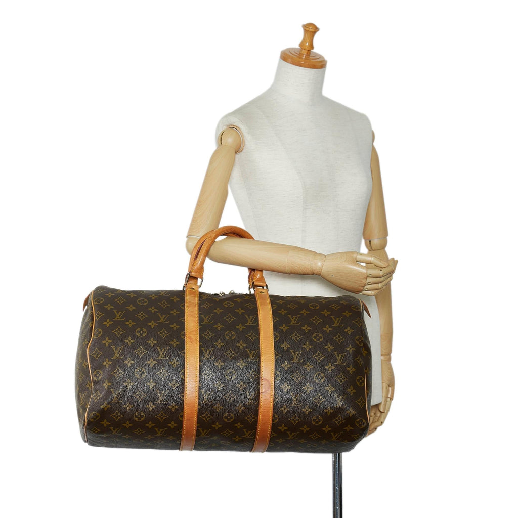 Louis Vuitton Monogram Keepall 50 (SHG-Jo74sN)