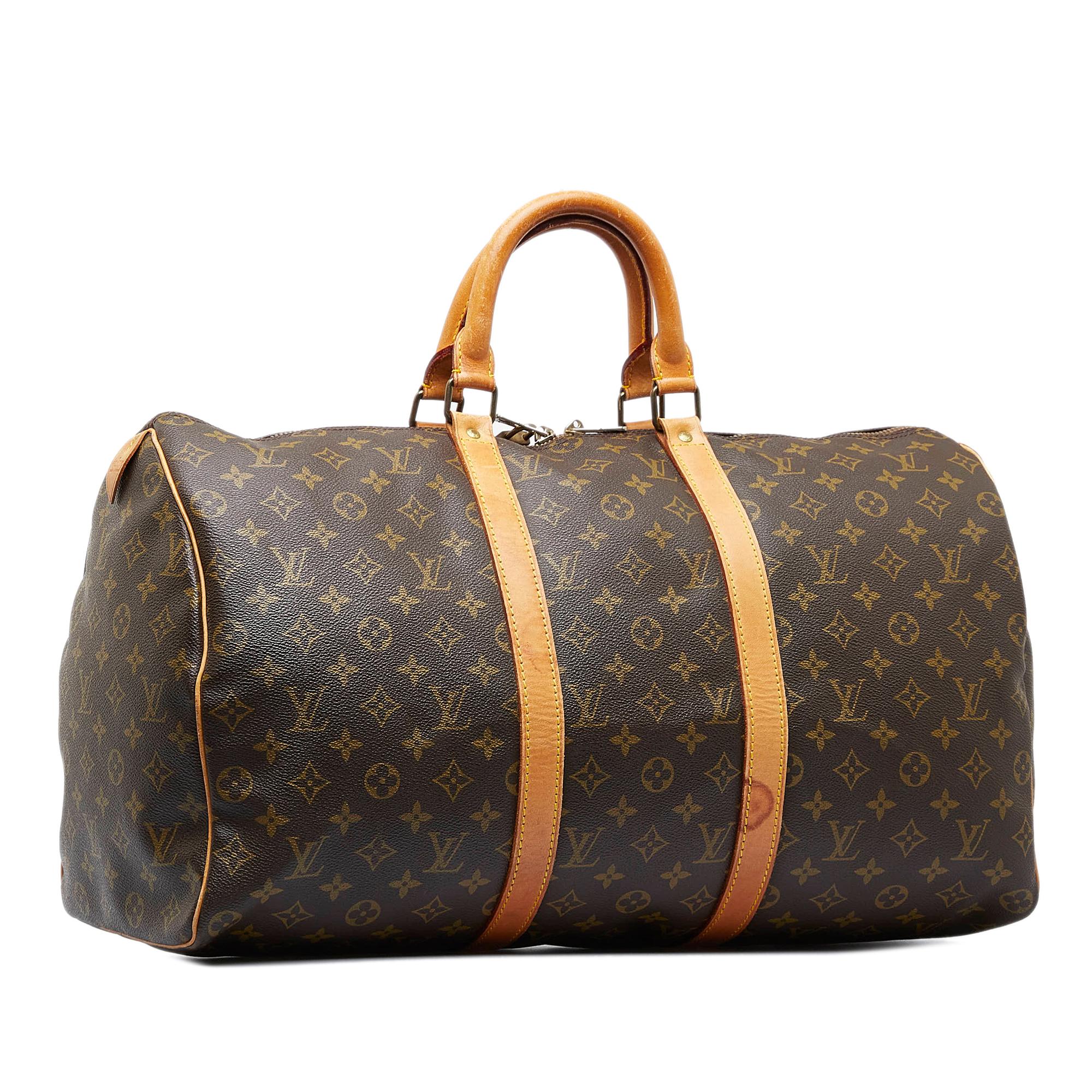 Louis Vuitton Monogram Keepall 50 (SHG-Jo74sN)
