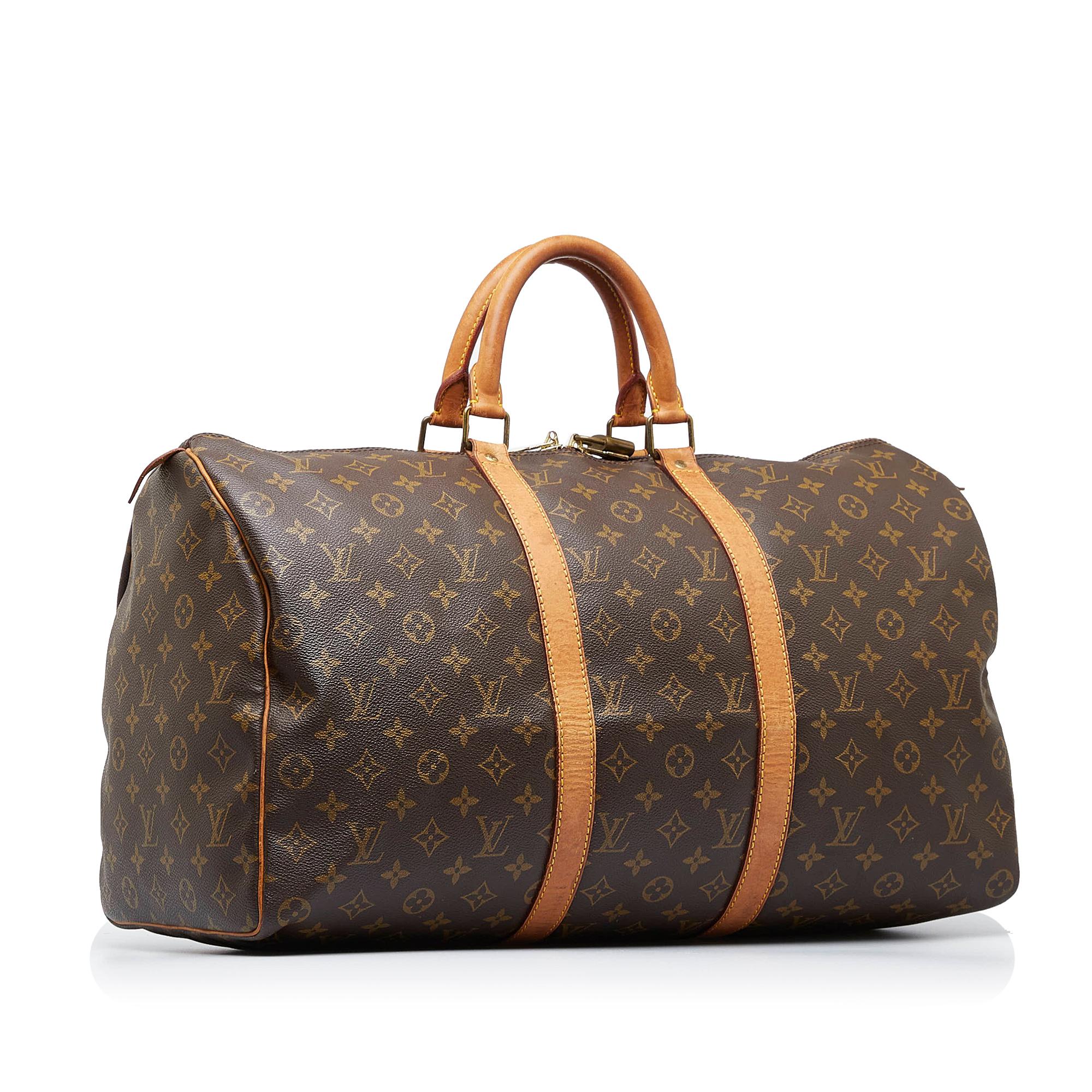 Louis Vuitton Monogram Keepall 50 (SHG-SMjObb)