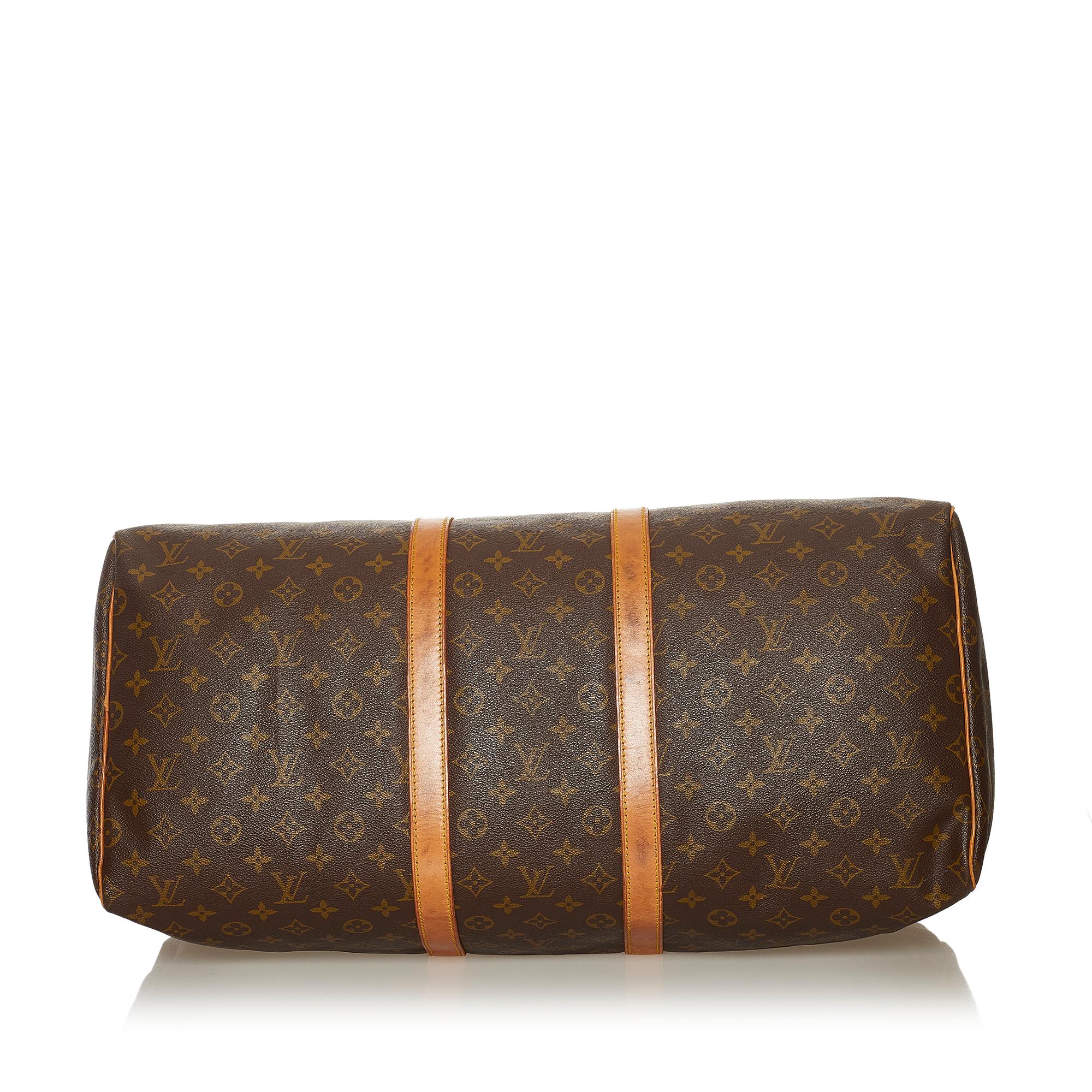 Louis Vuitton Monogram Keepall 55 (SHG-34985)