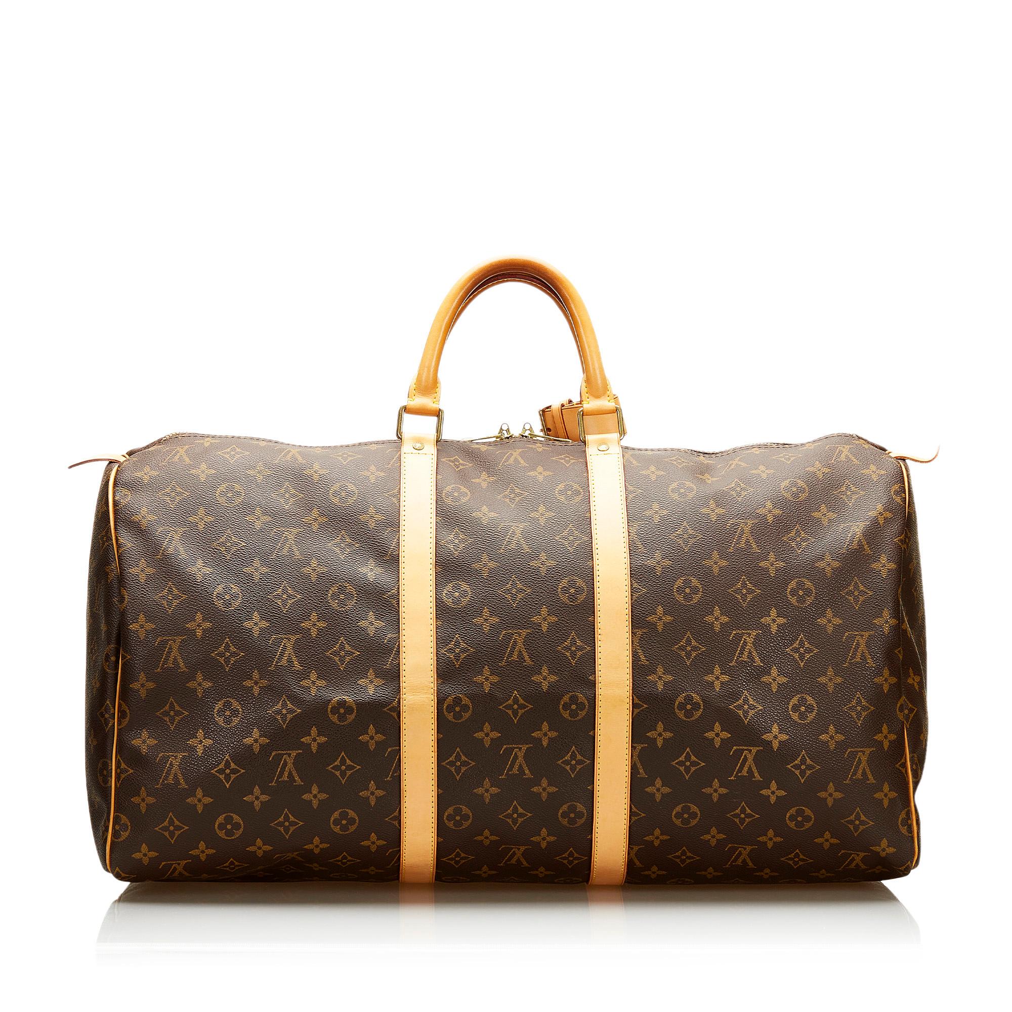 Louis Vuitton Monogram Keepall 55 (SHG-36244)