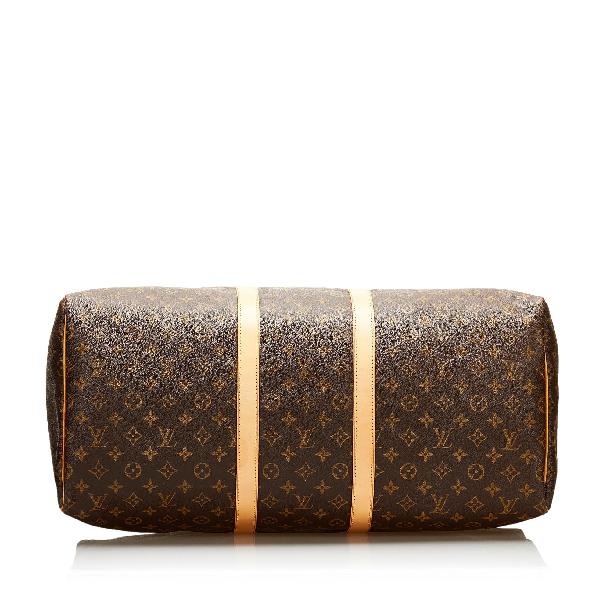 Louis Vuitton Monogram Keepall 55 (SHG-36244)
