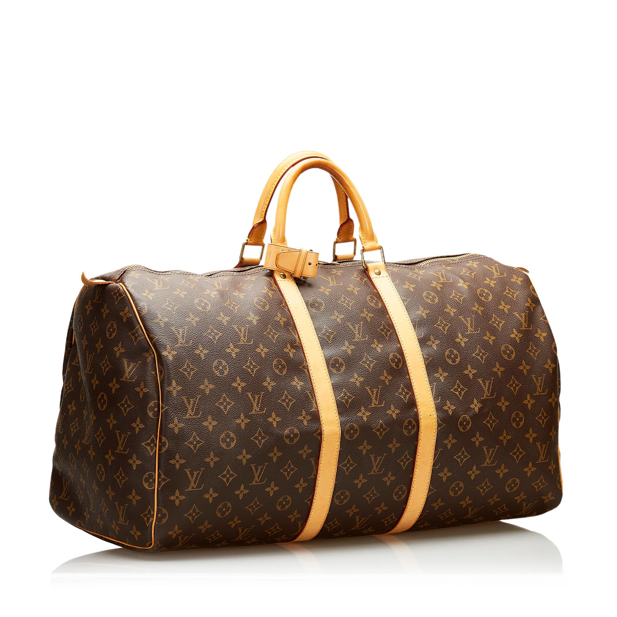 Louis Vuitton Monogram Keepall 55 (SHG-36244)