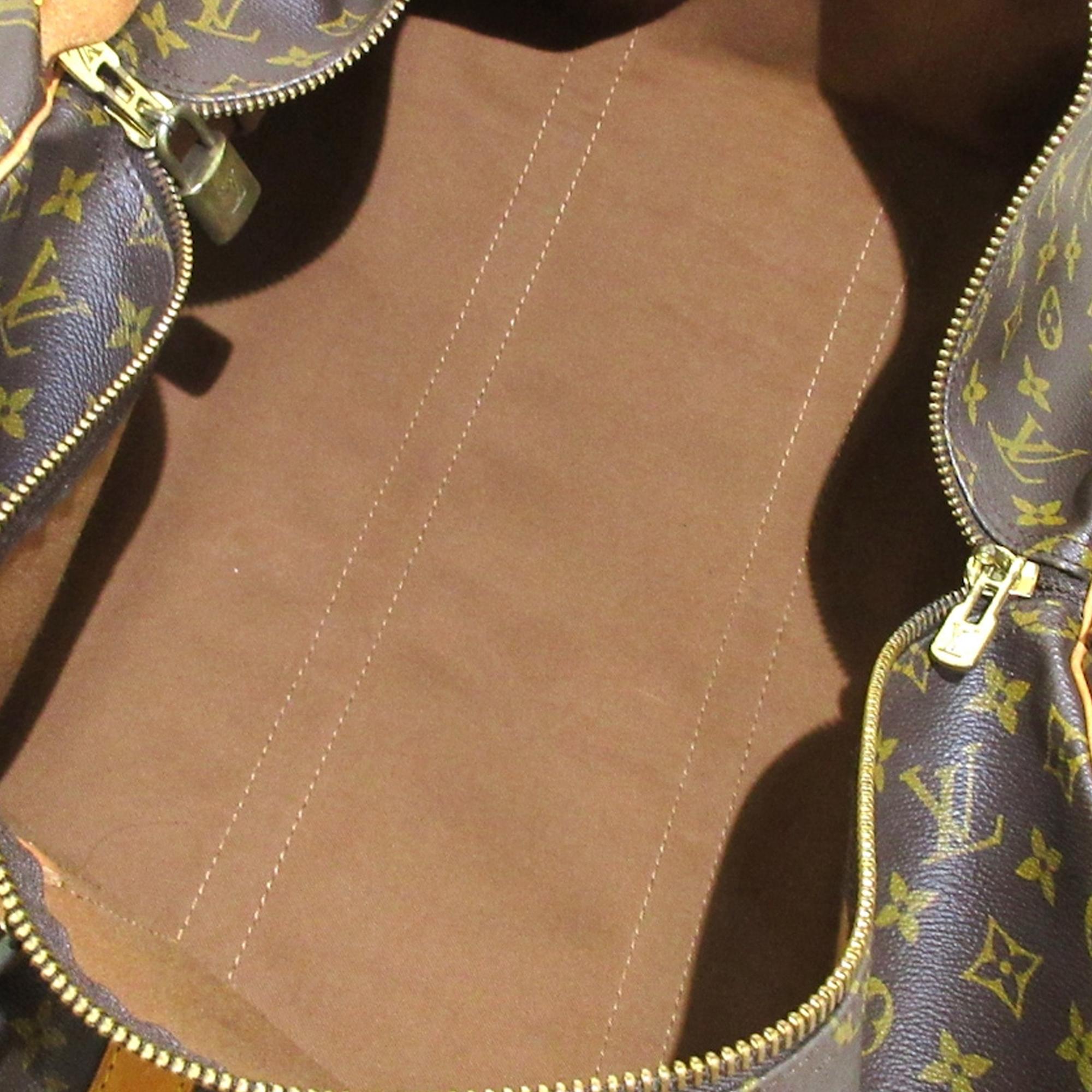 Louis Vuitton Monogram Keepall 55 (SHG-36362)