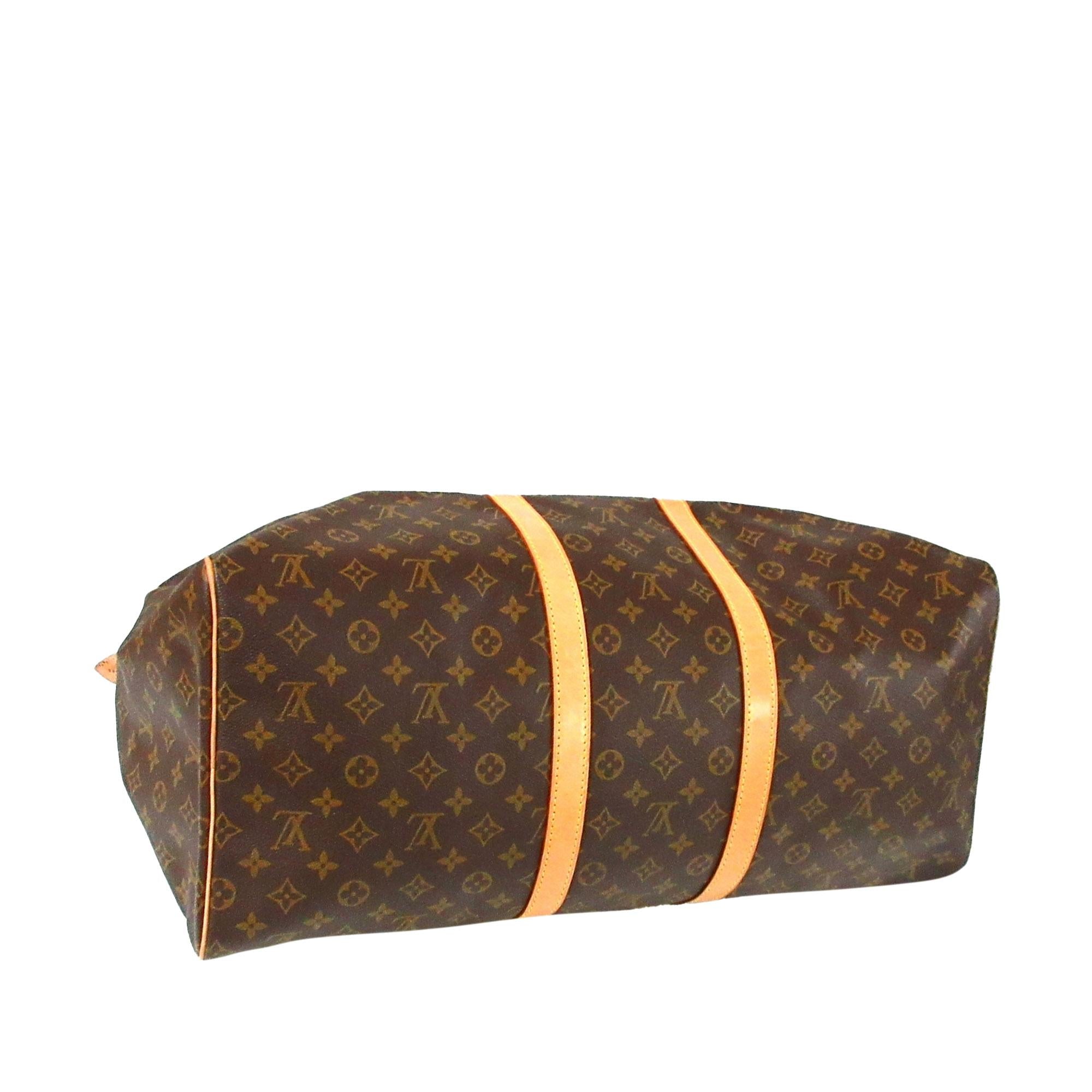 Louis Vuitton Monogram Keepall 55 (SHG-36474)