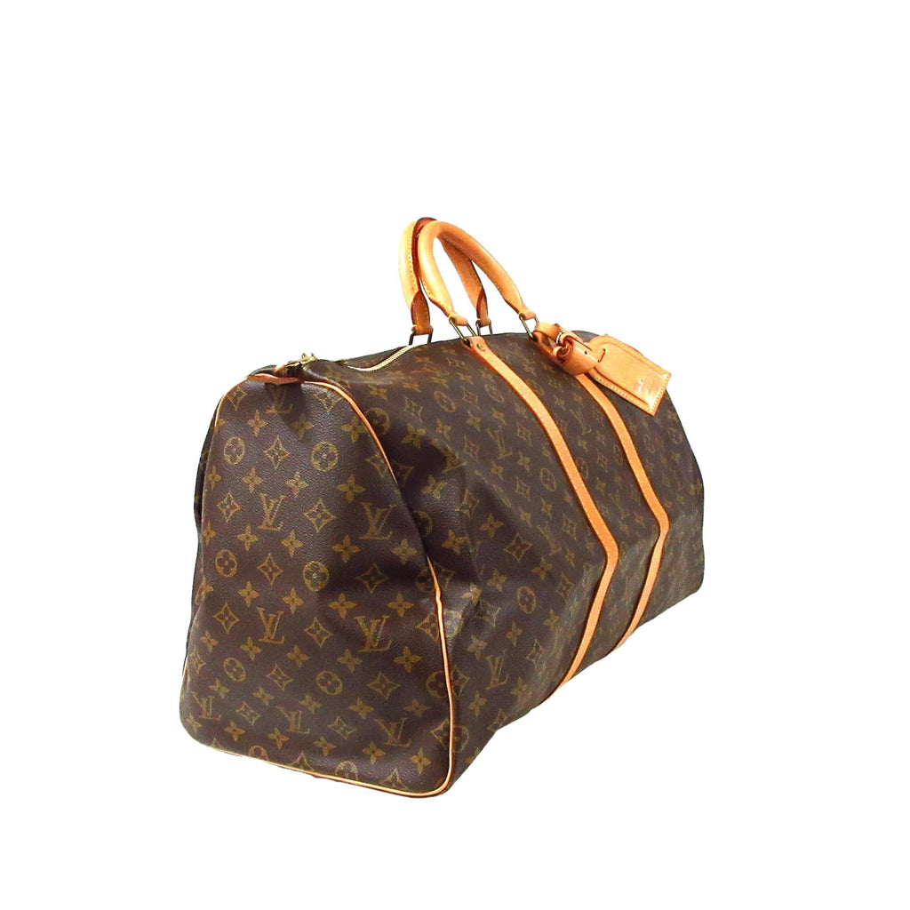 Louis Vuitton Monogram Keepall 55 (SHG-36474)