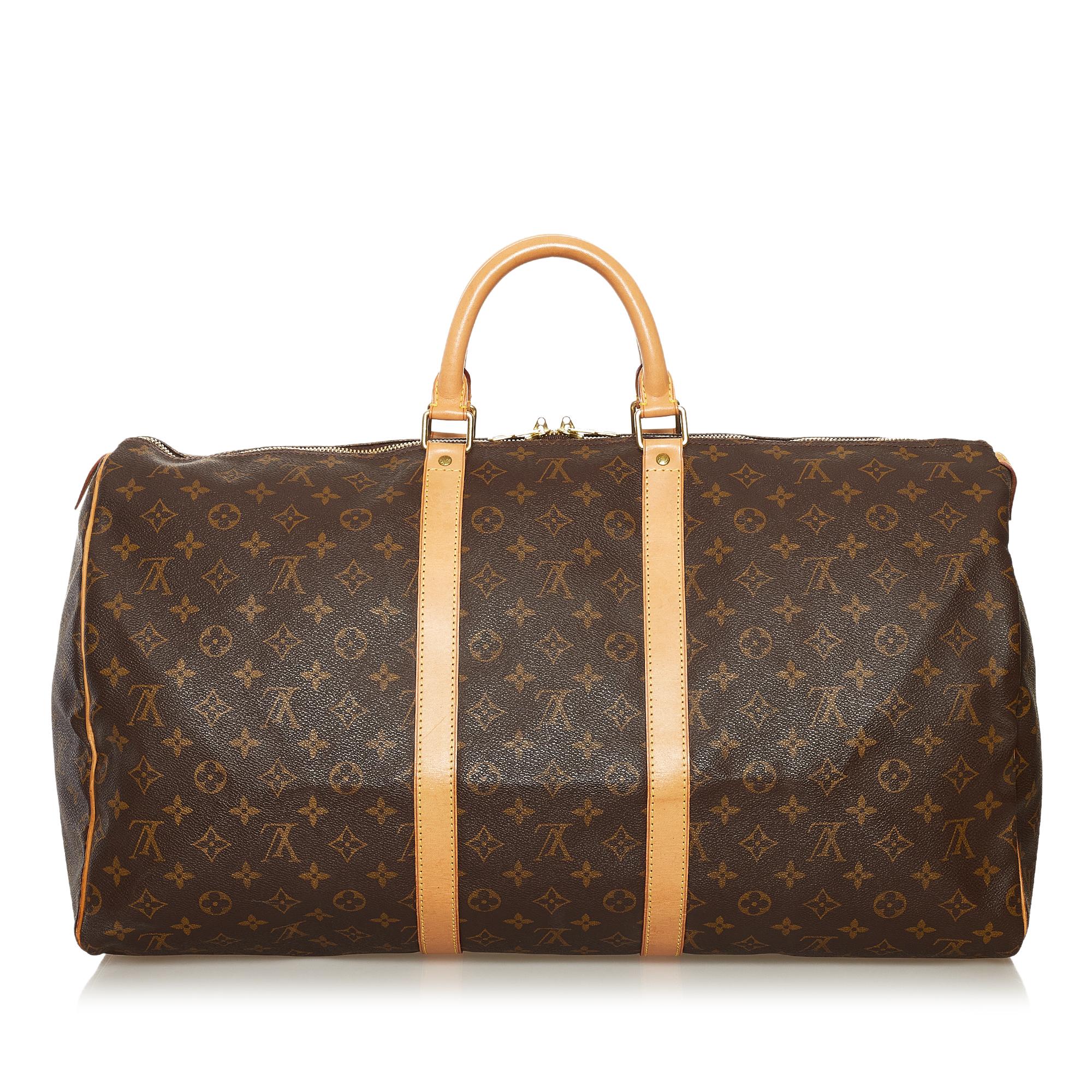 Louis Vuitton Monogram Keepall 55 (SHG-36727)
