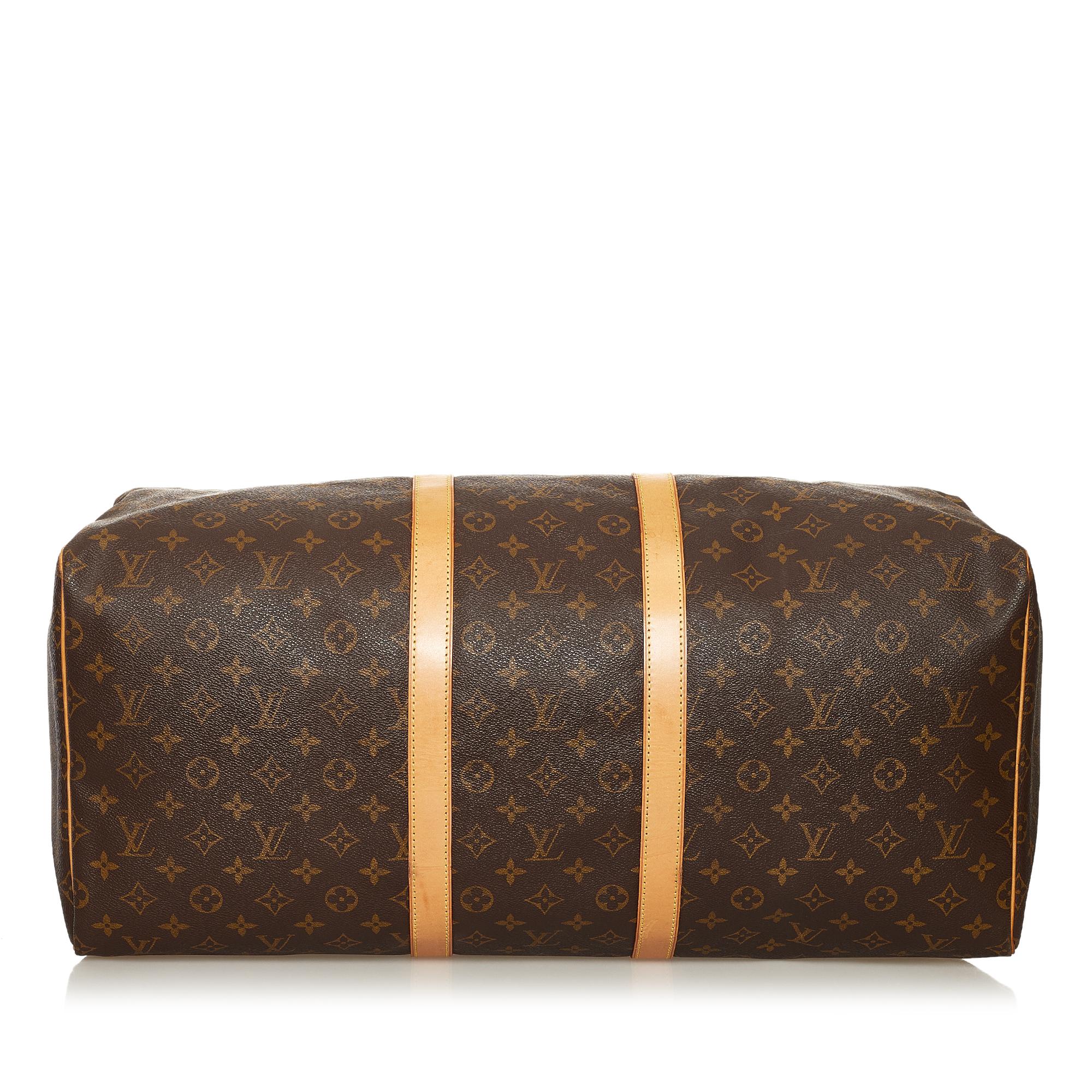Louis Vuitton Monogram Keepall 55 (SHG-36727)