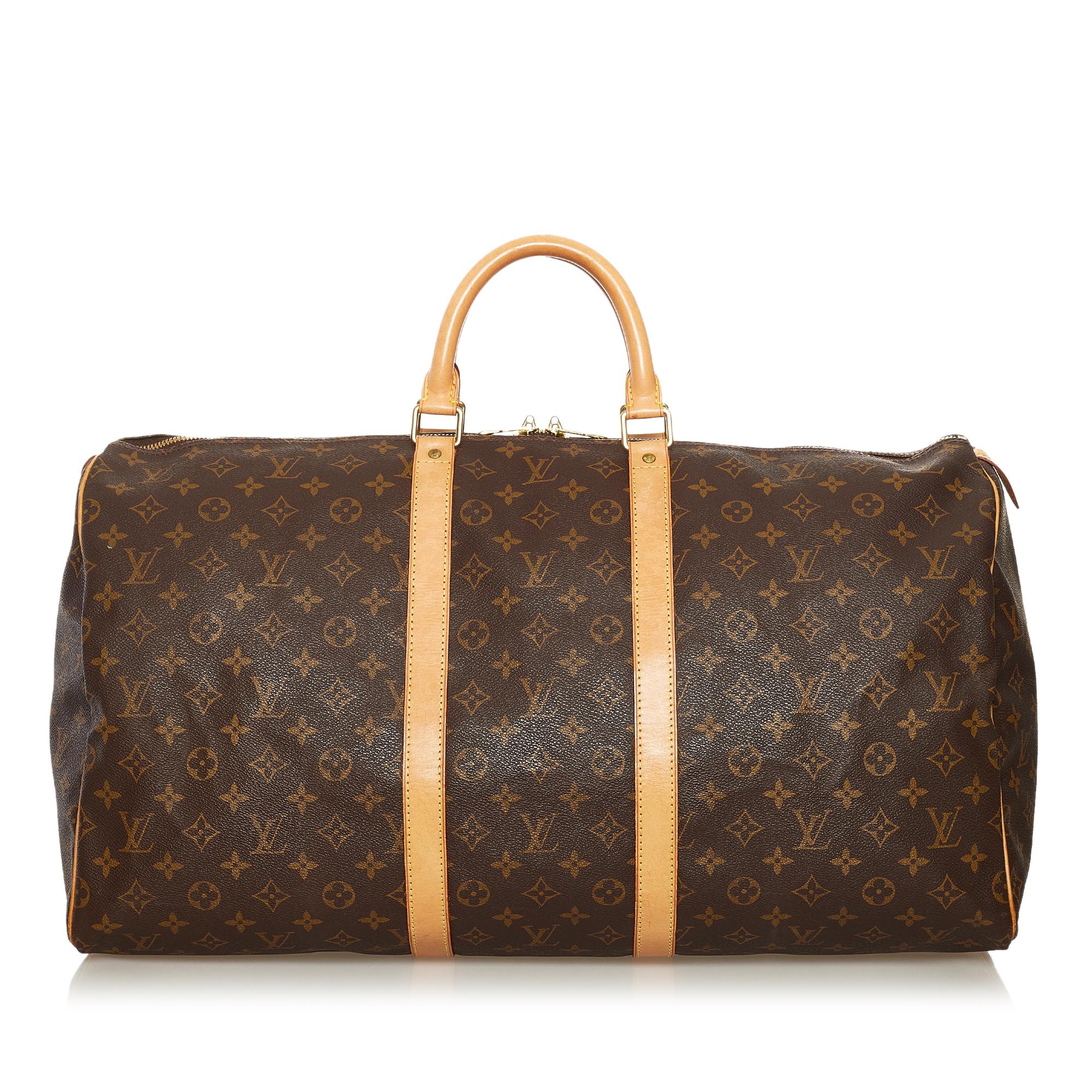 Louis Vuitton Monogram Keepall 55 (SHG-36727)