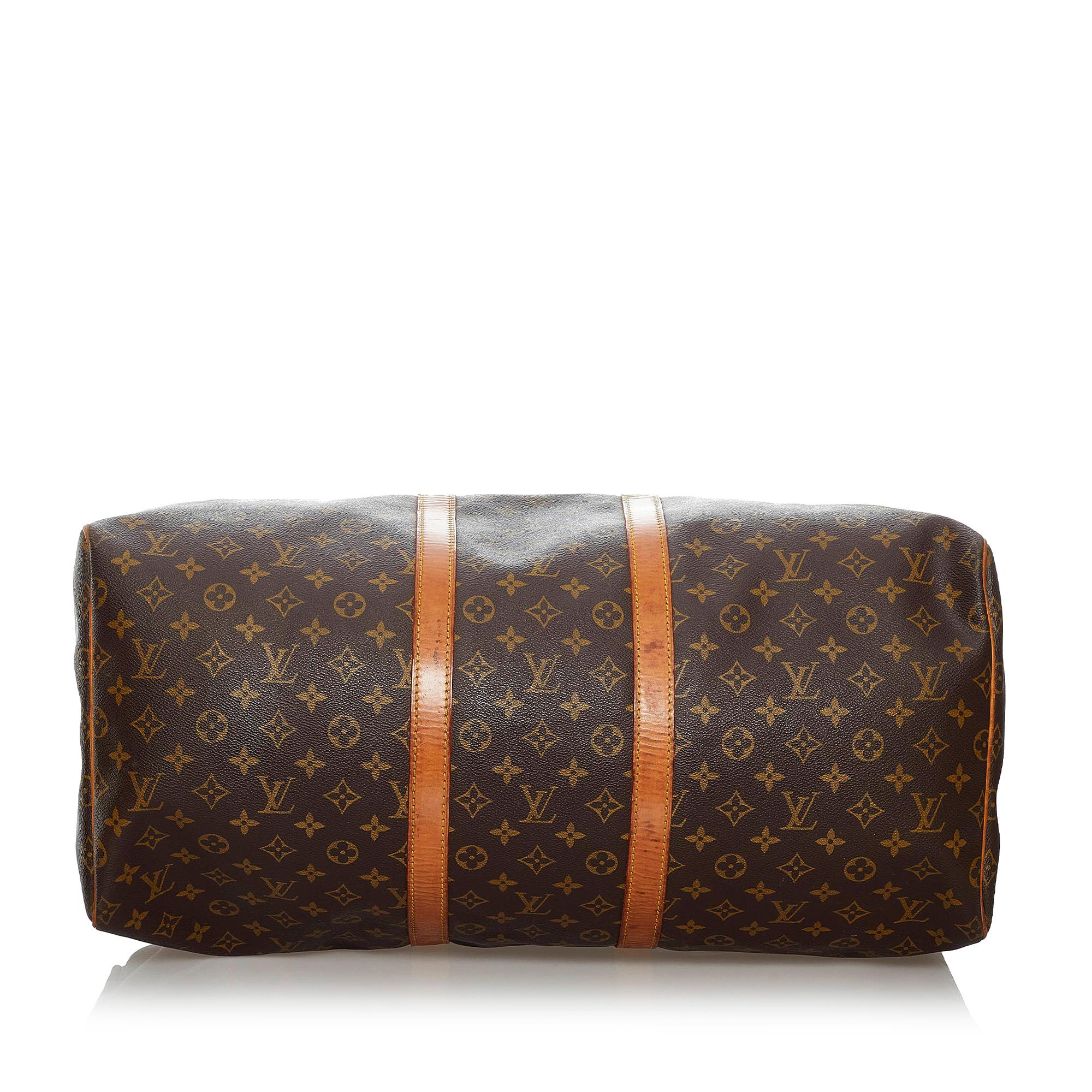 Louis Vuitton Monogram Keepall 55 (SHG-37699)