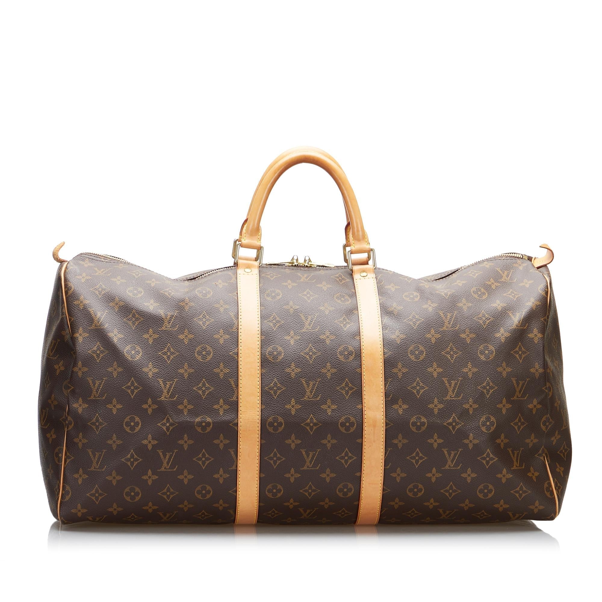 Louis Vuitton Monogram Keepall 55 (SHG-VHt6p5)