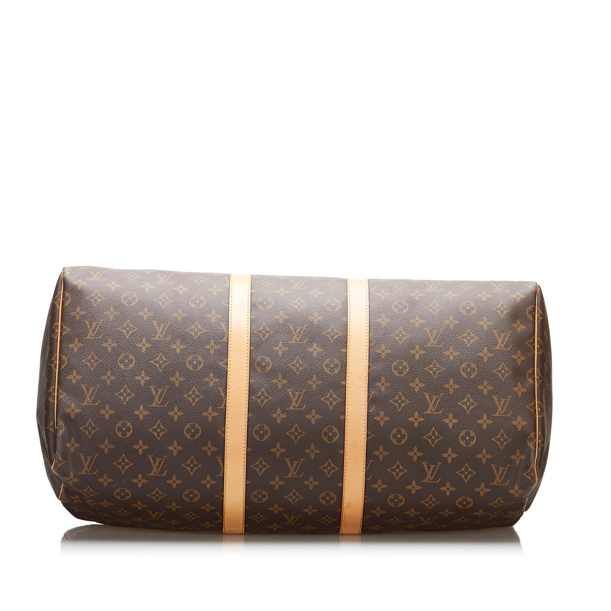 Louis Vuitton Monogram Keepall 55 (SHG-VHt6p5)