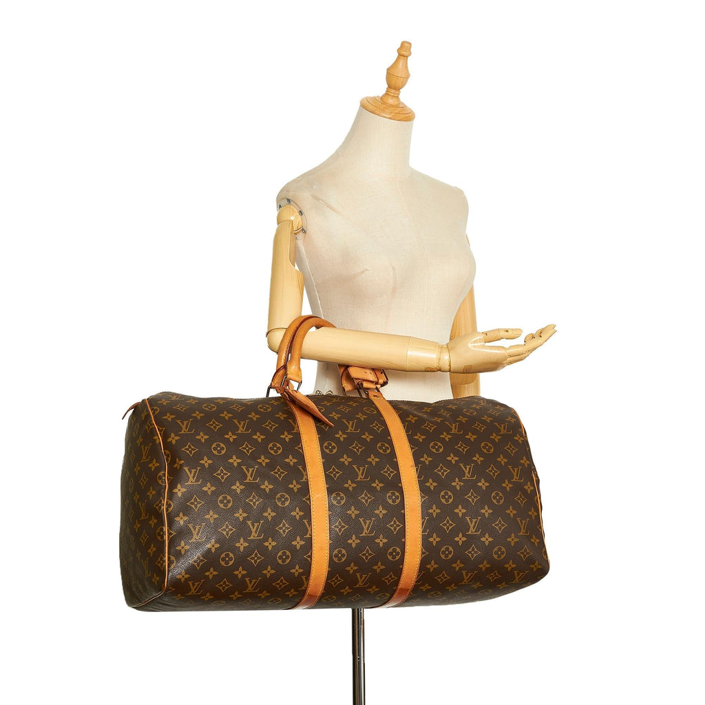 Louis Vuitton Monogram Keepall 55 (SHG-A9yuUh)