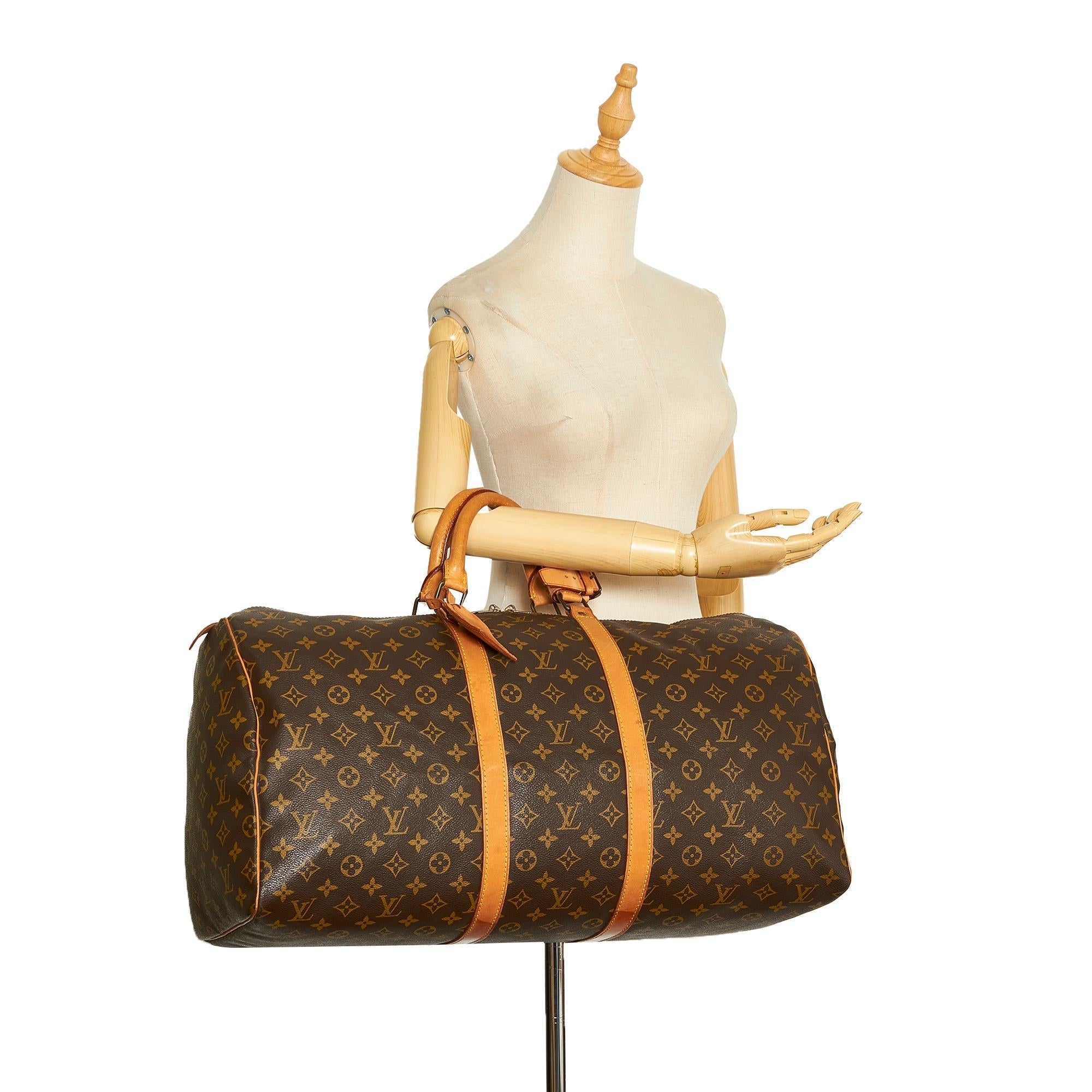 Louis Vuitton Monogram Keepall 55 (SHG-A9yuUh)
