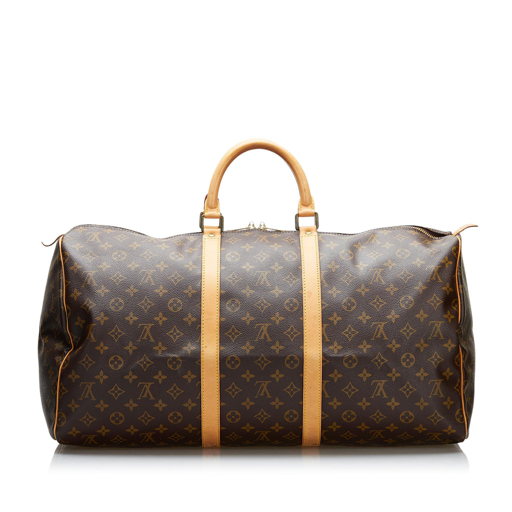 Louis Vuitton Monogram Keepall 55 (SHG-o1sFxZ)
