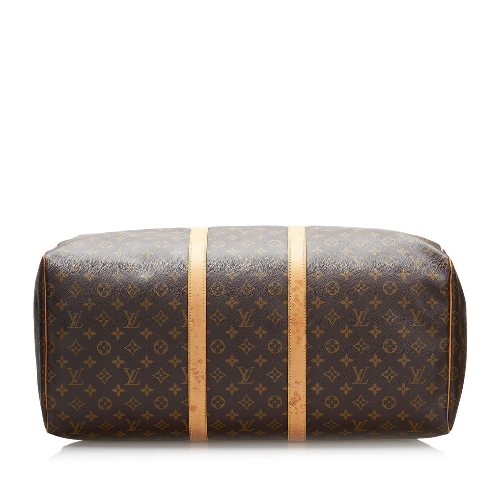 Louis Vuitton Monogram Keepall 55 (SHG-o1sFxZ)