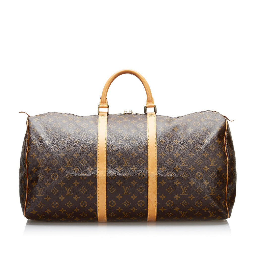 Louis Vuitton Monogram Keepall 55 (SHG-o1sFxZ)