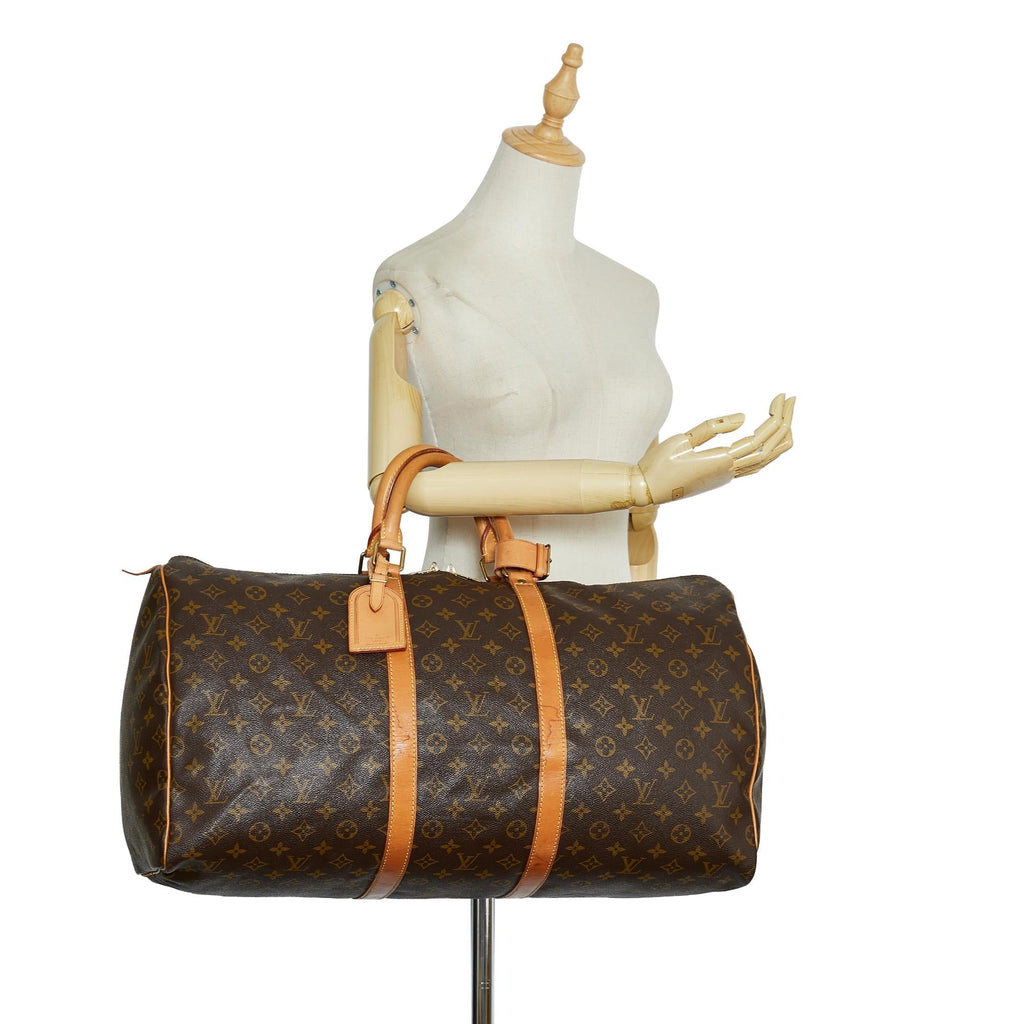 Louis Vuitton Monogram Keepall 55 (SHG-pjKDt8)