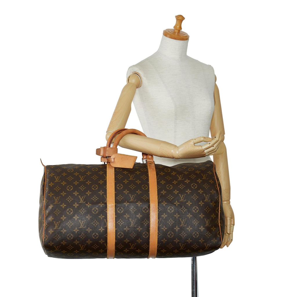 Louis Vuitton Monogram Keepall 55 (SHG-xqSr3t)