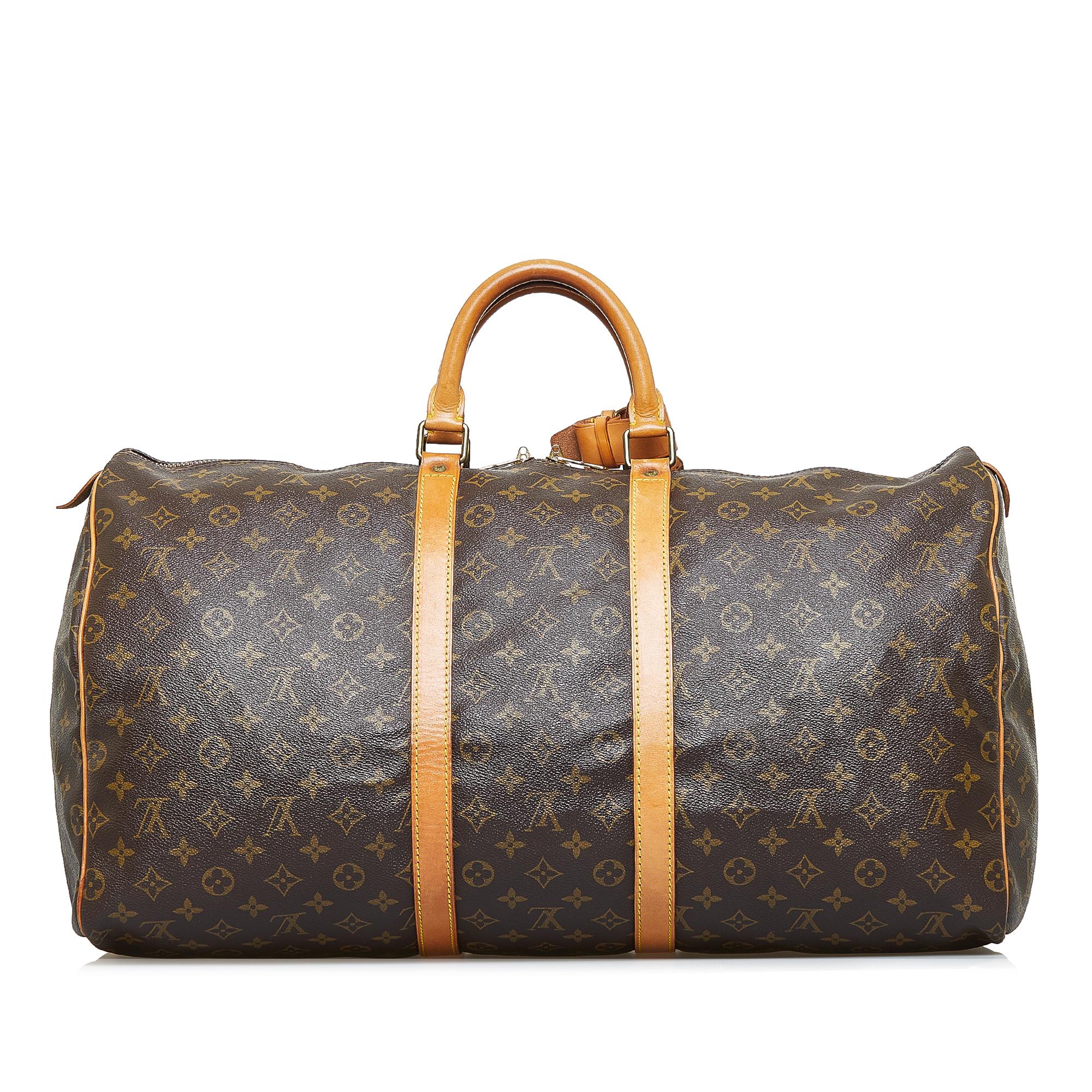 Louis Vuitton Monogram Keepall 55 (SHG-3nAVwN)