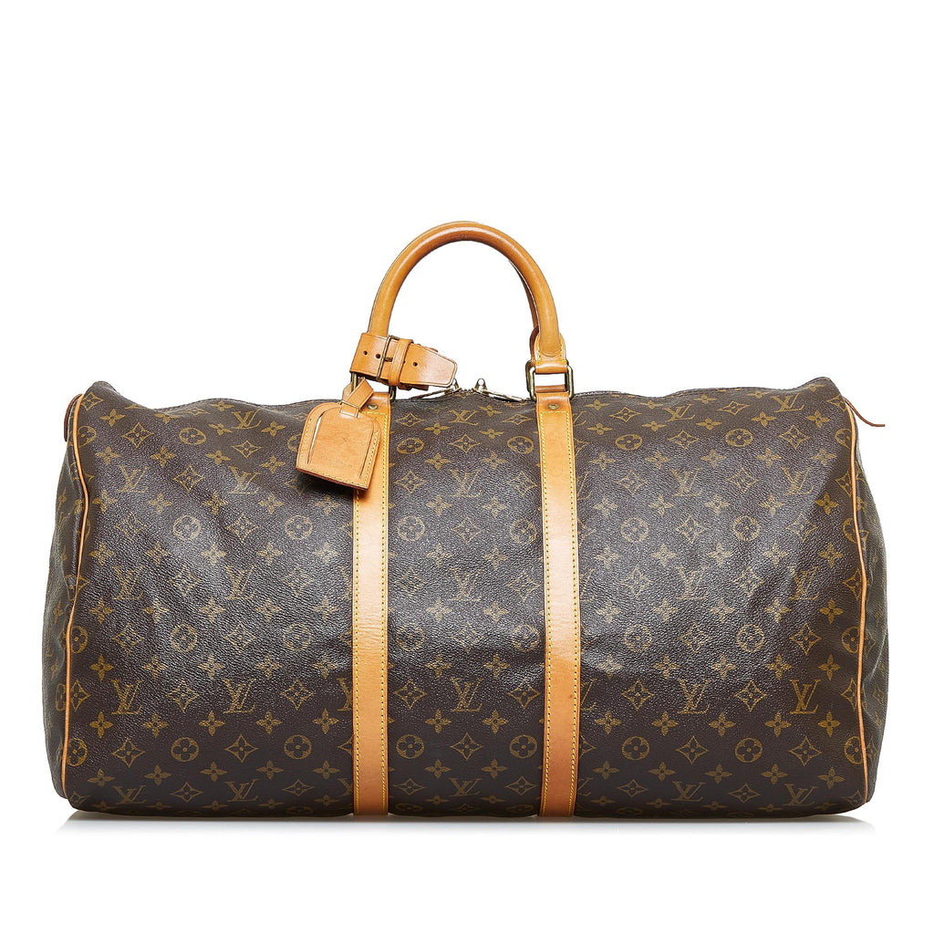 Louis Vuitton Monogram Keepall 55 (SHG-3nAVwN)