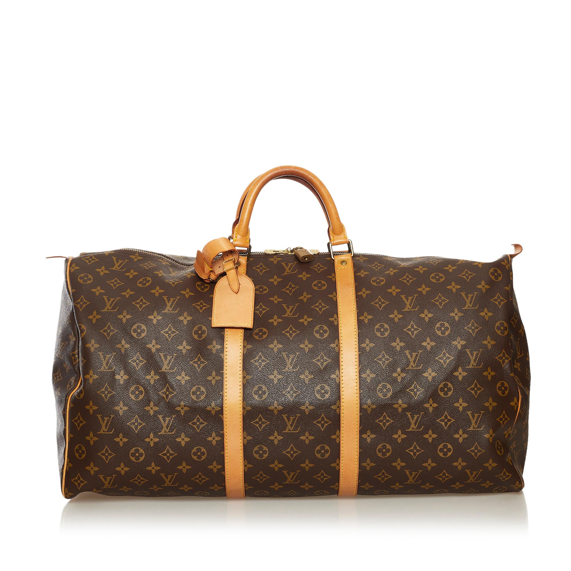 Louis Vuitton Monogram Keepall 60 (SHG-34541)