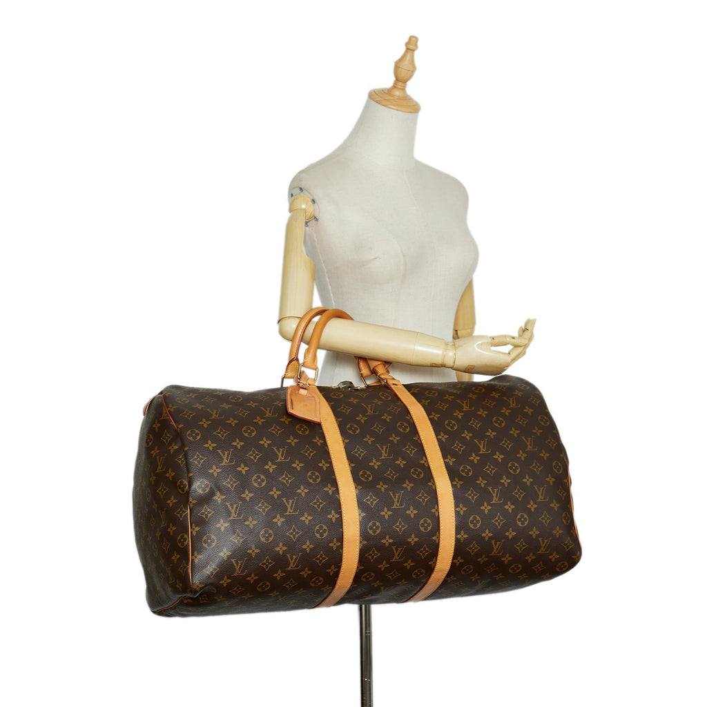 Louis Vuitton Monogram Keepall 60 (SHG-pmuCxY)