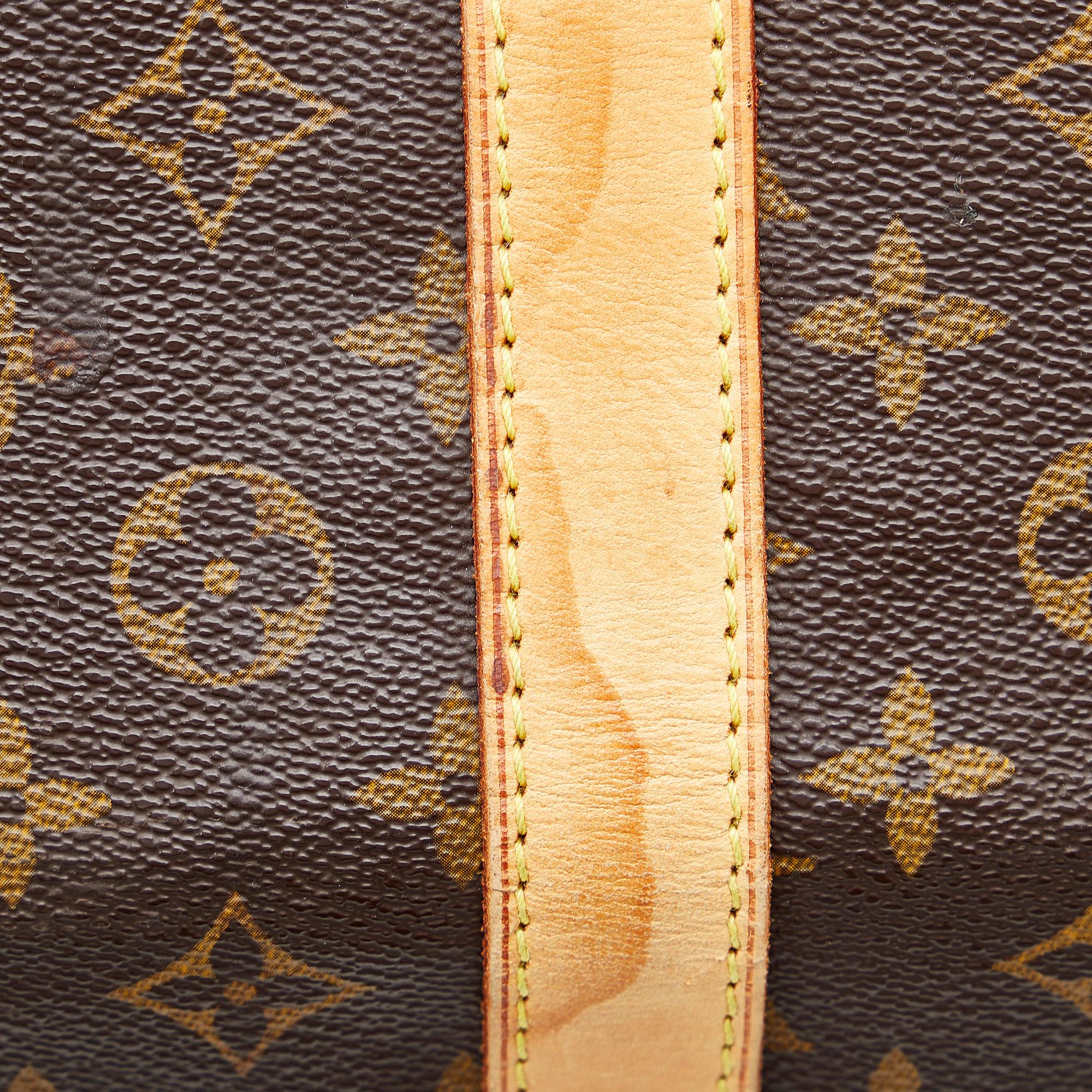 Louis Vuitton Monogram Keepall 60 (SHG-RtwaIk)