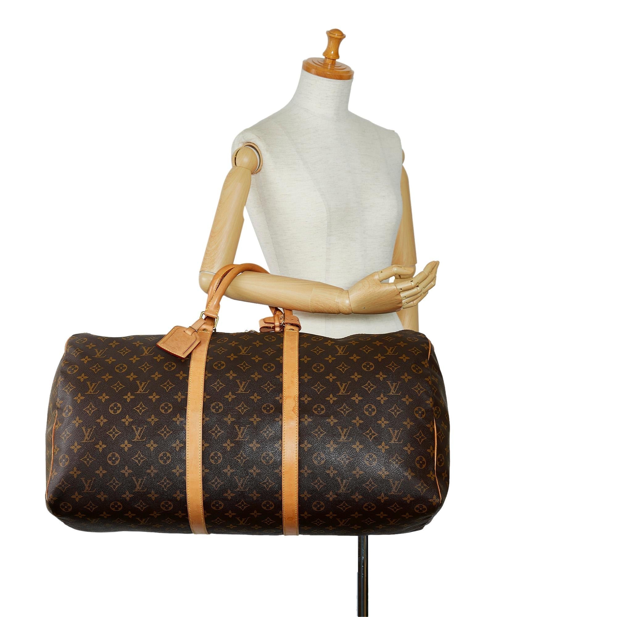 Louis Vuitton Monogram Keepall 60 (SHG-RtwaIk)