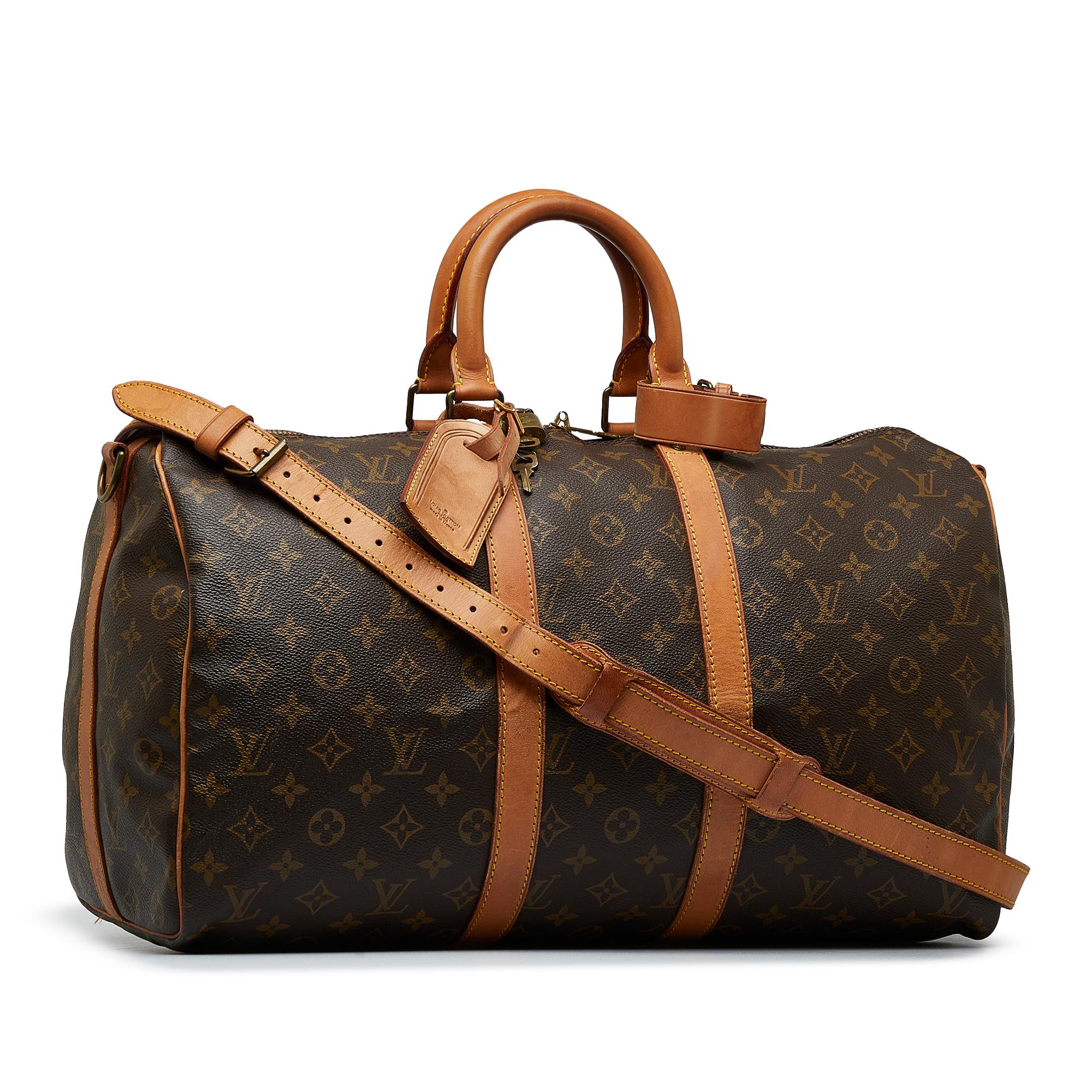 Louis Vuitton Monogram Keepall Bandouliere 45 (SHG-LkMGvF)