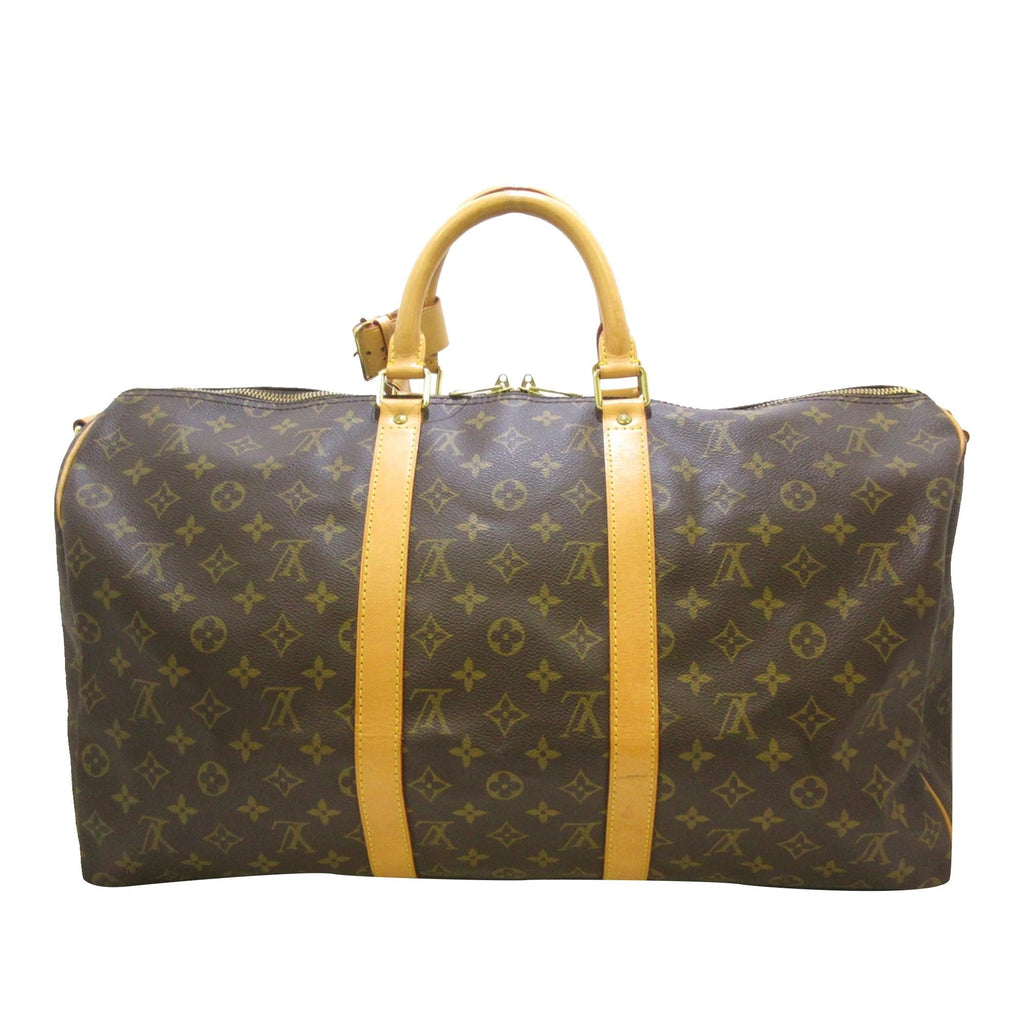 Louis Vuitton Monogram Keepall Bandouliere 50 (SHG-36453)