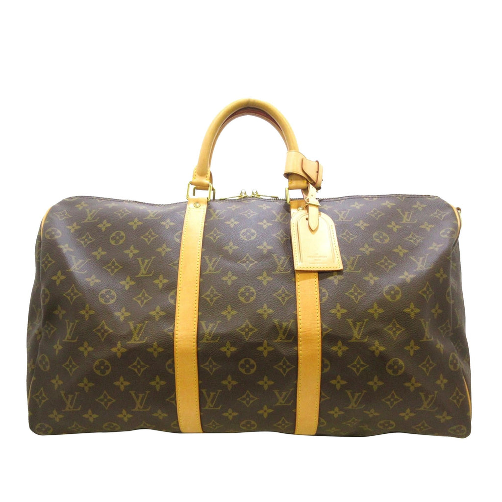 Louis Vuitton Monogram Keepall Bandouliere 50 (SHG-36453)