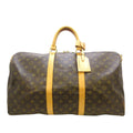 Louis Vuitton Monogram Keepall Bandouliere 50 (SHG-36453)