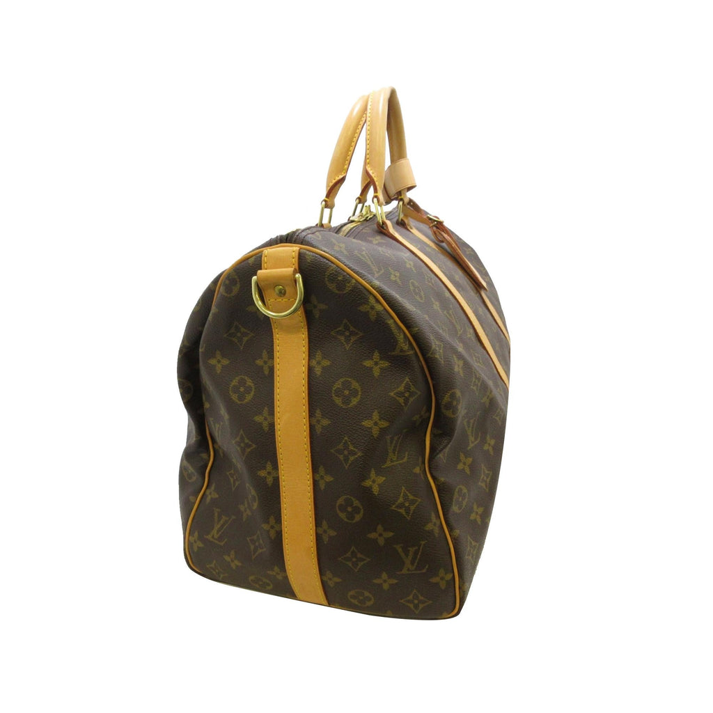 Louis Vuitton Monogram Keepall Bandouliere 50 (SHG-36453)