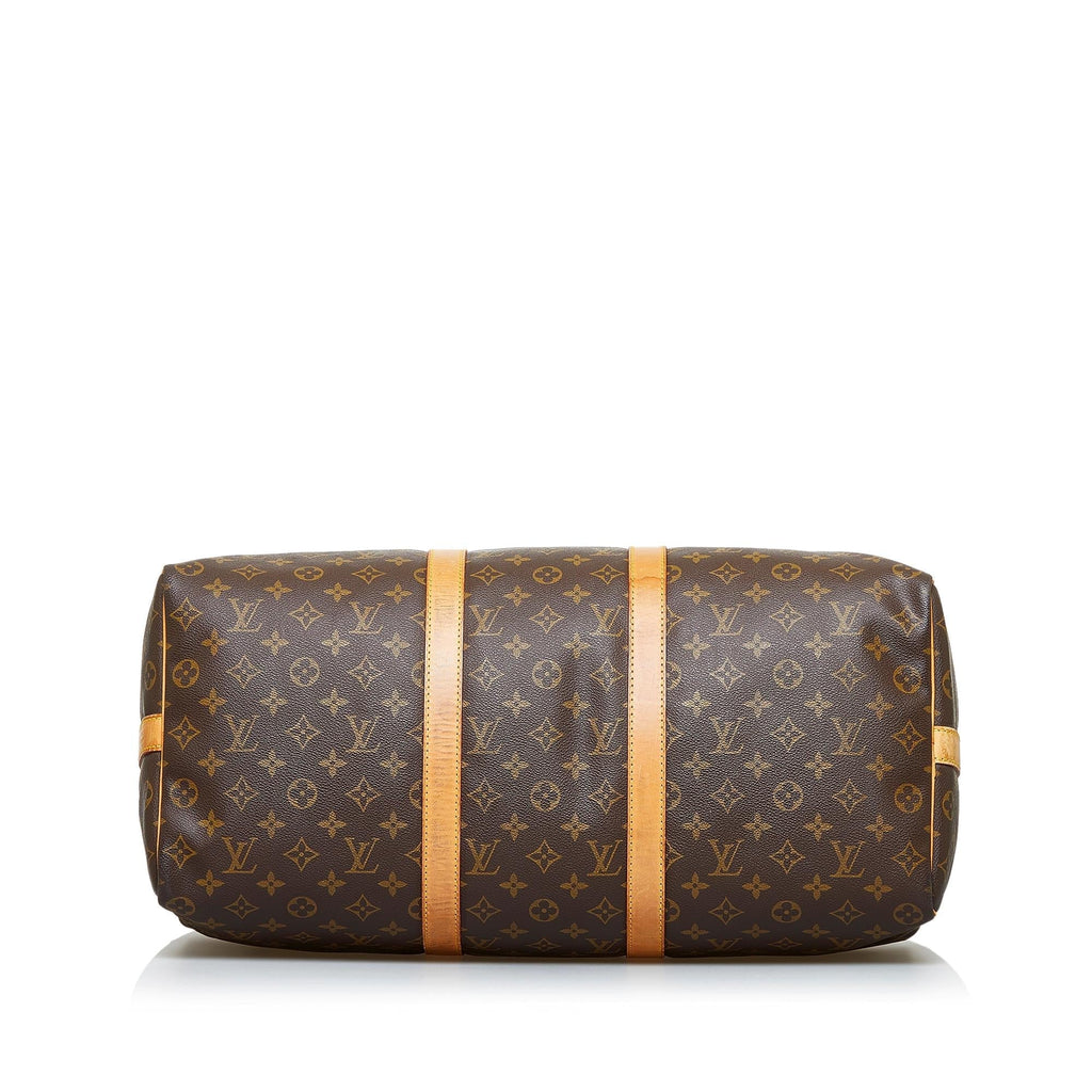 Louis Vuitton Monogram Keepall Bandouliere 50 (SHG-QVLC3P)