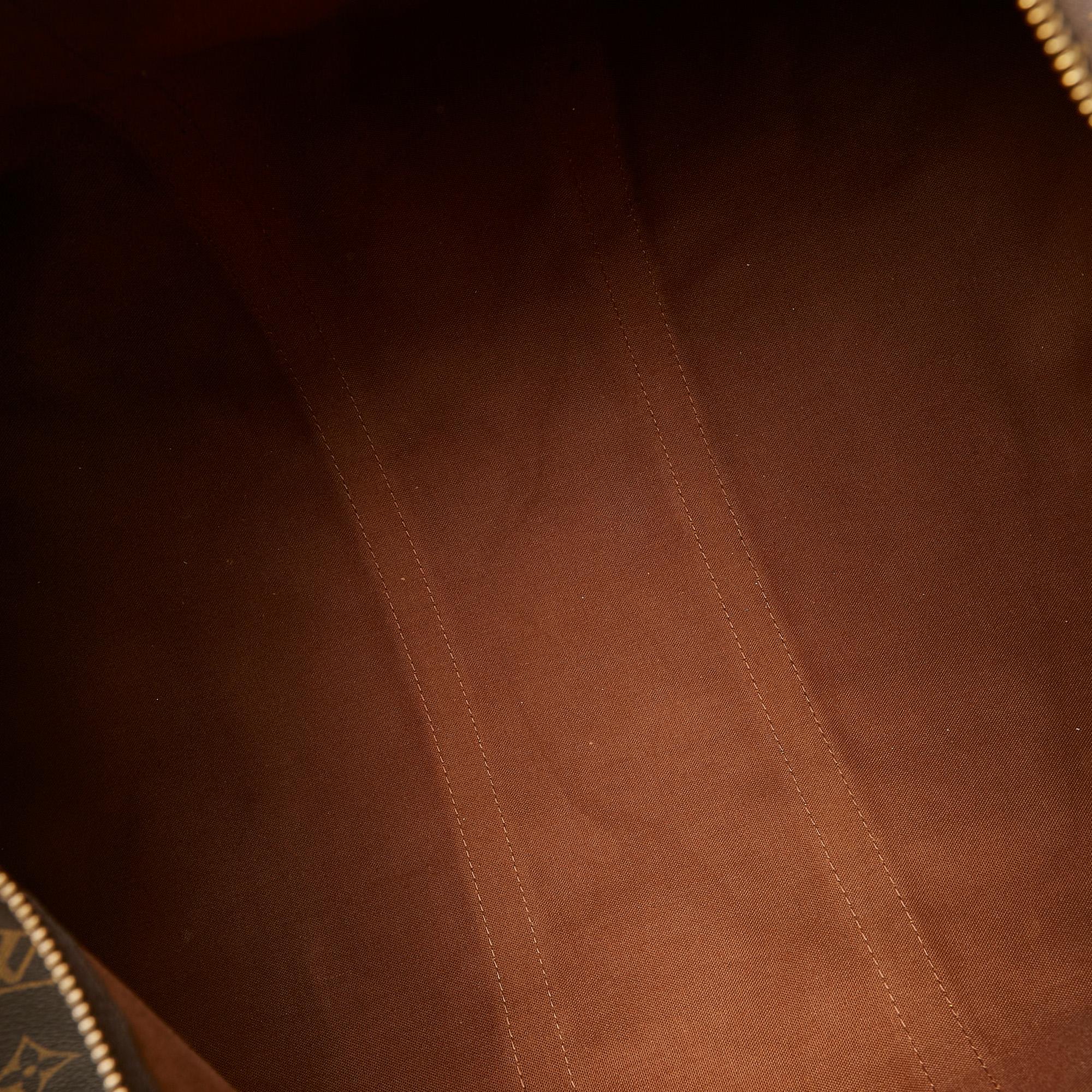 Louis Vuitton Monogram Keepall Bandouliere 55 (SHG-31224)